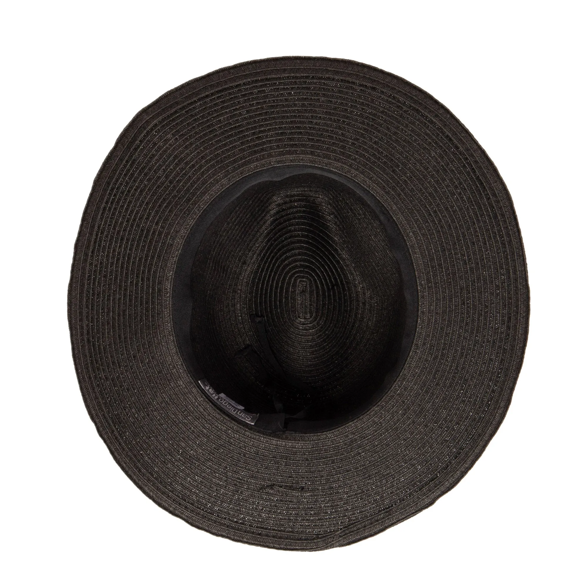 San Diego Hat Company Womens Fedoras Out of Office -  Ultrabraid Fedora With Chambray Band (UBM4457)