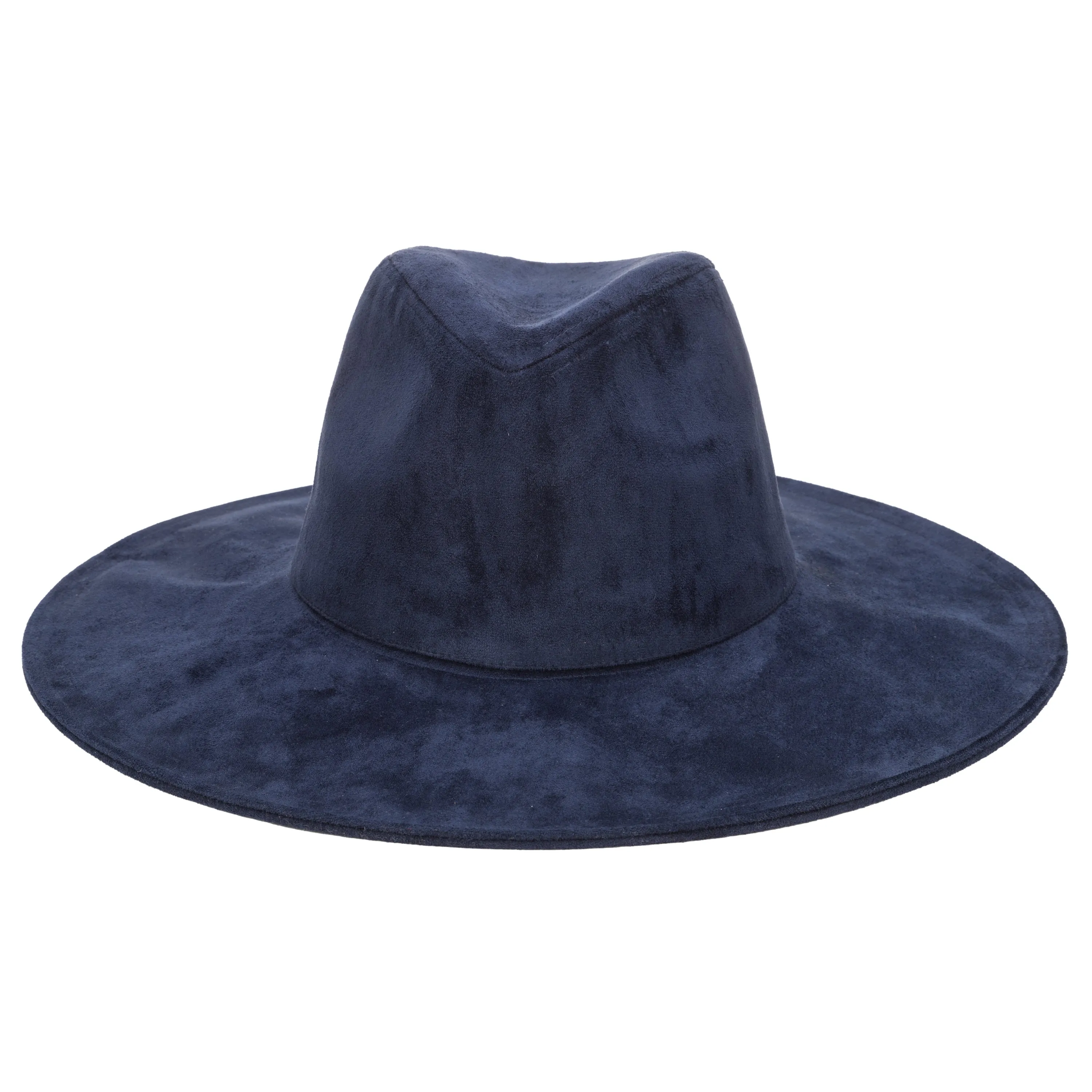 San Diego Hat Company Womens Fedoras Pioneer - Cut & Sew Faux Suede Fedora