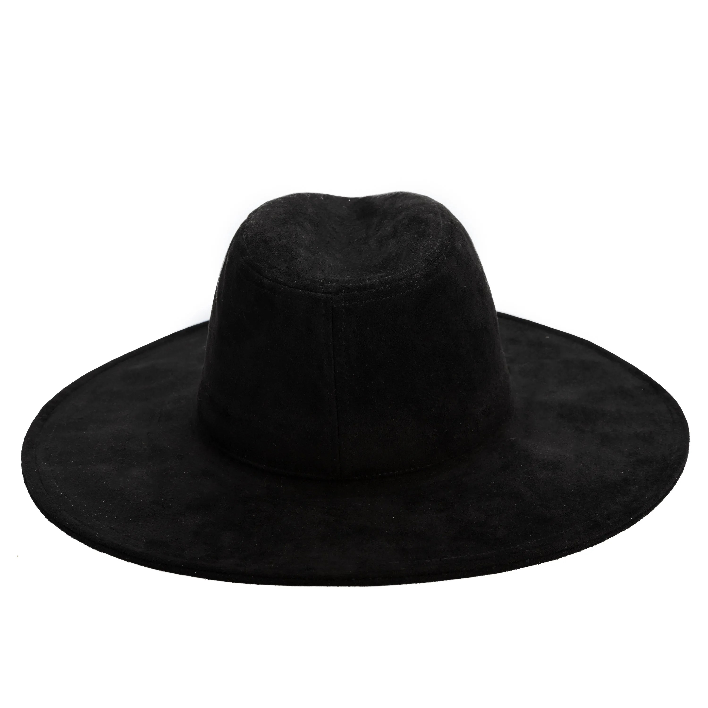 San Diego Hat Company Womens Fedoras Pioneer - Cut & Sew Faux Suede Fedora