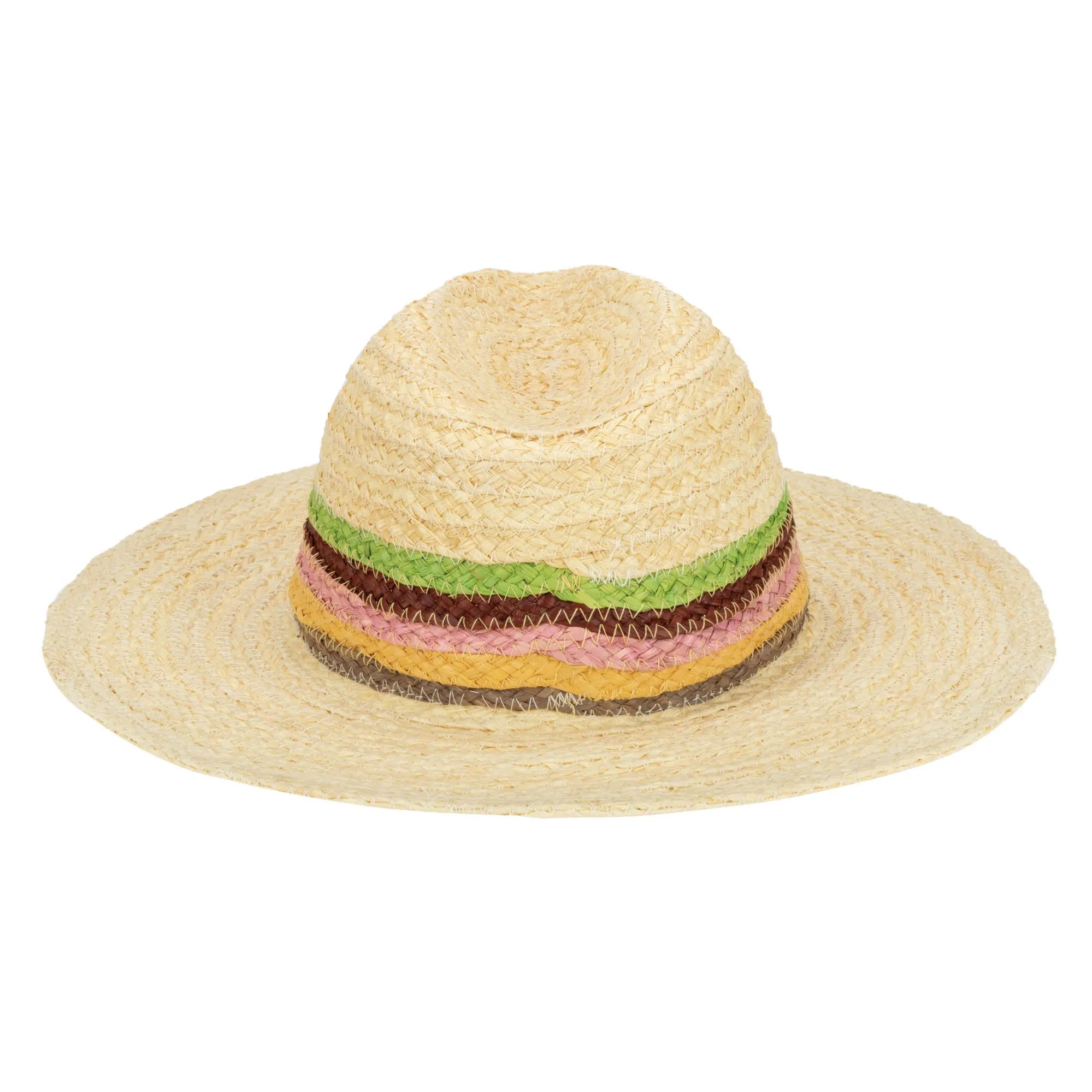 San Diego Hat Company Womens Fedoras Sunrise Women's Raffia Fedora