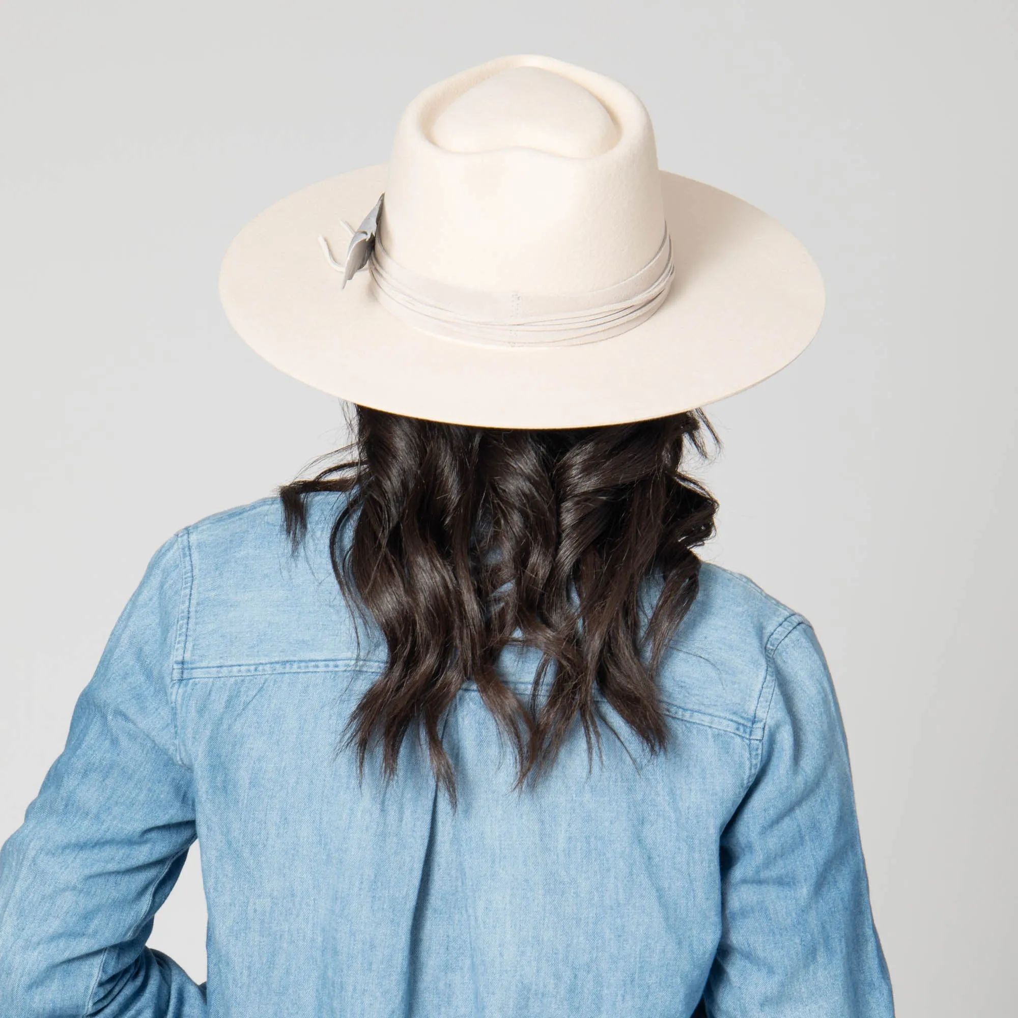 San Diego Hat Company Womens Fedoras Take My Name - Women's Stiff Brim Fedora with Heart Shaped Crown
