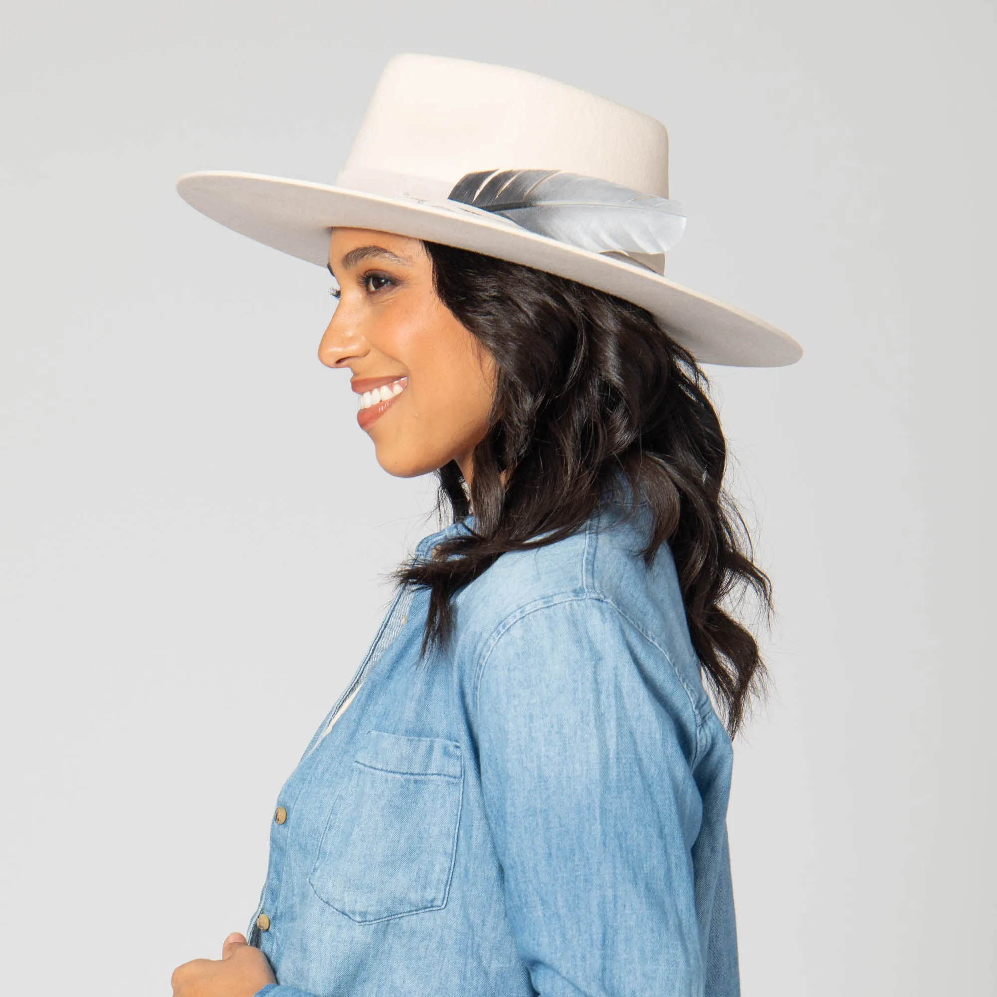 San Diego Hat Company Womens Fedoras Take My Name - Women's Stiff Brim Fedora with Heart Shaped Crown