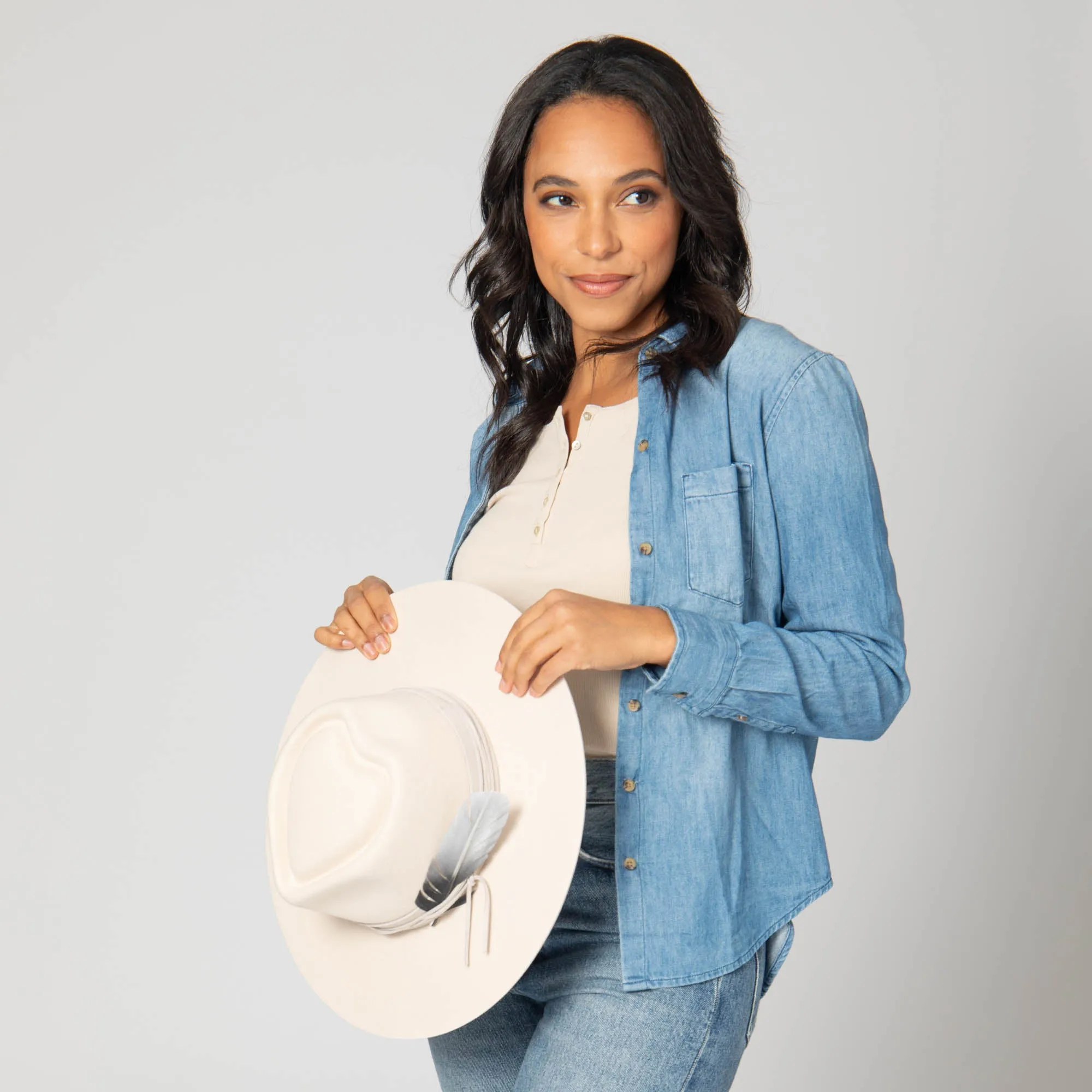 San Diego Hat Company Womens Fedoras Take My Name - Women's Stiff Brim Fedora with Heart Shaped Crown