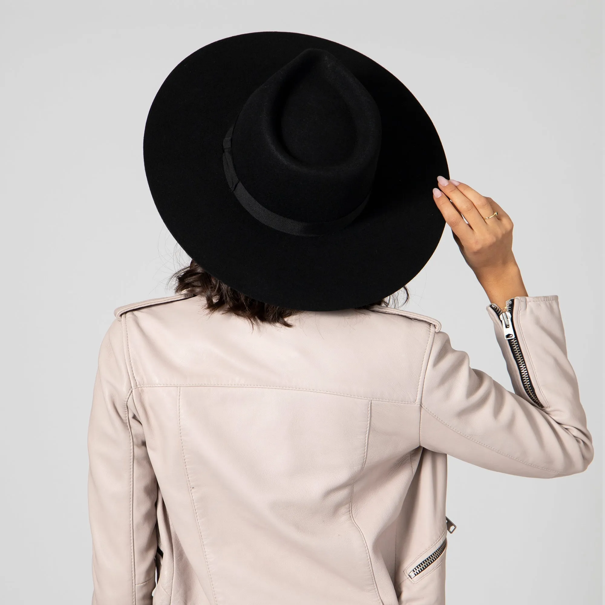 San Diego Hat Company Womens Fedoras The Julian - Wool Felt Stiff Brim Fedora