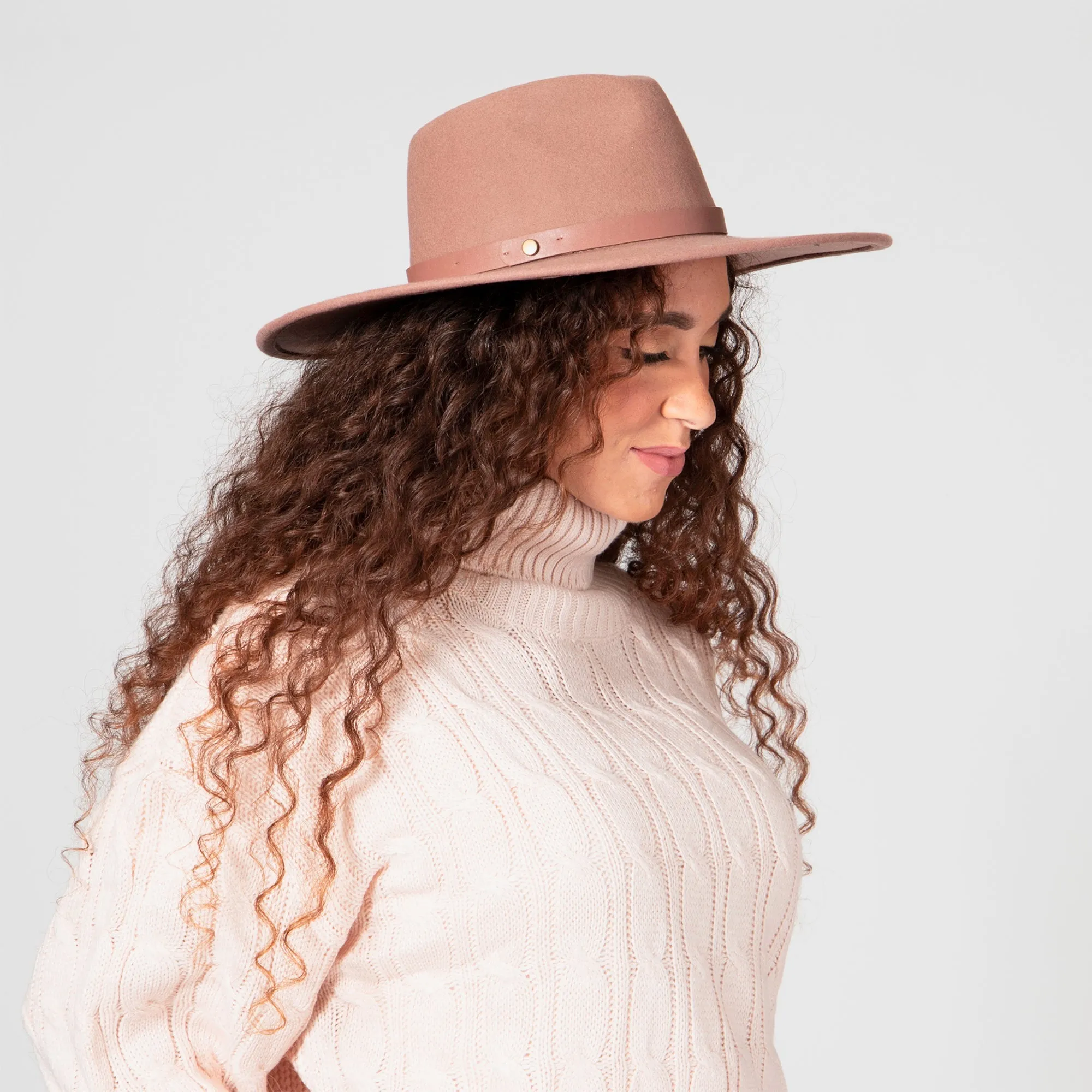 San Diego Hat Company Womens Fedoras The Ramona - Women's Wool Felt Fedora
