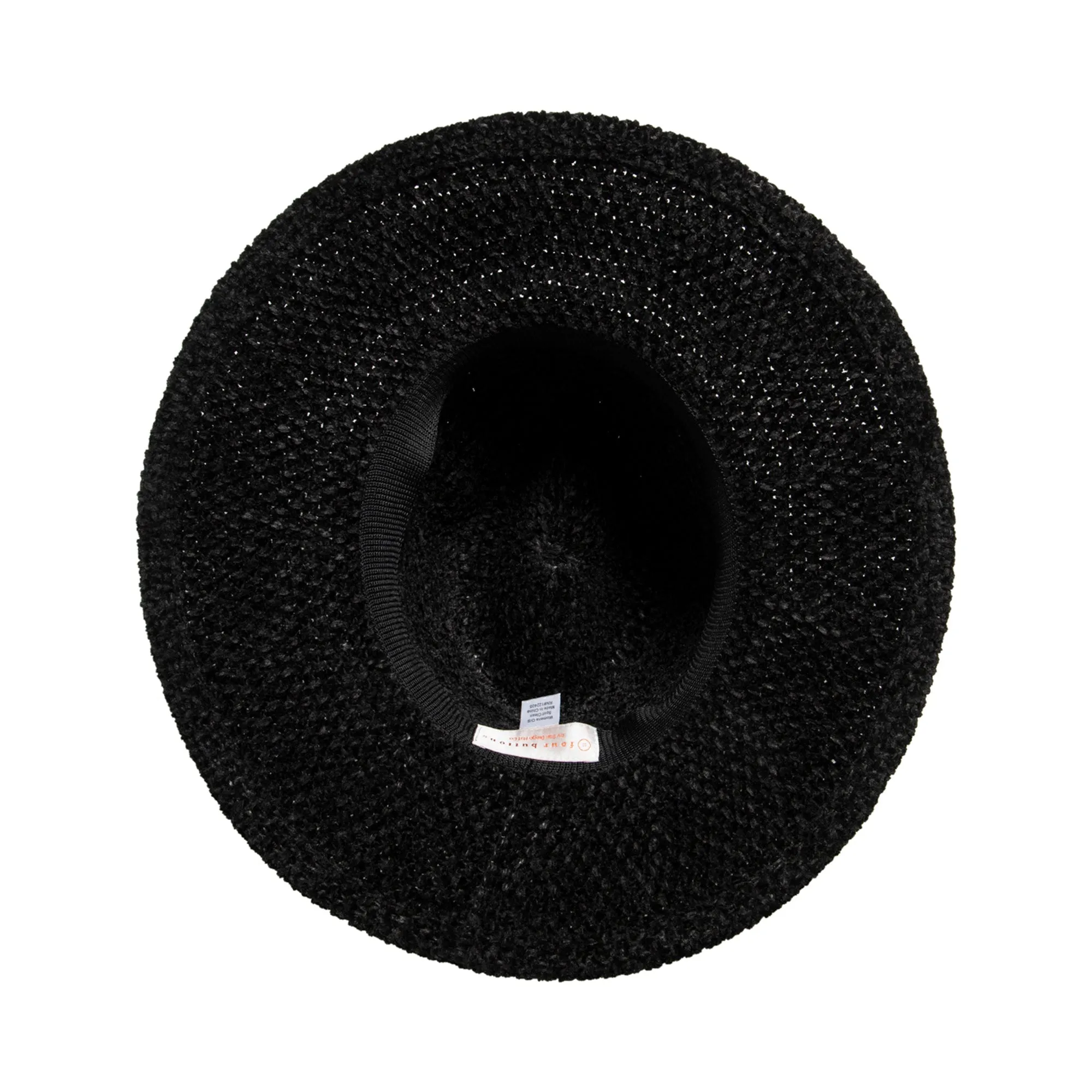 San Diego Hat Company Womens Fedoras Women's Chenille Knit Wide Brim Fedora