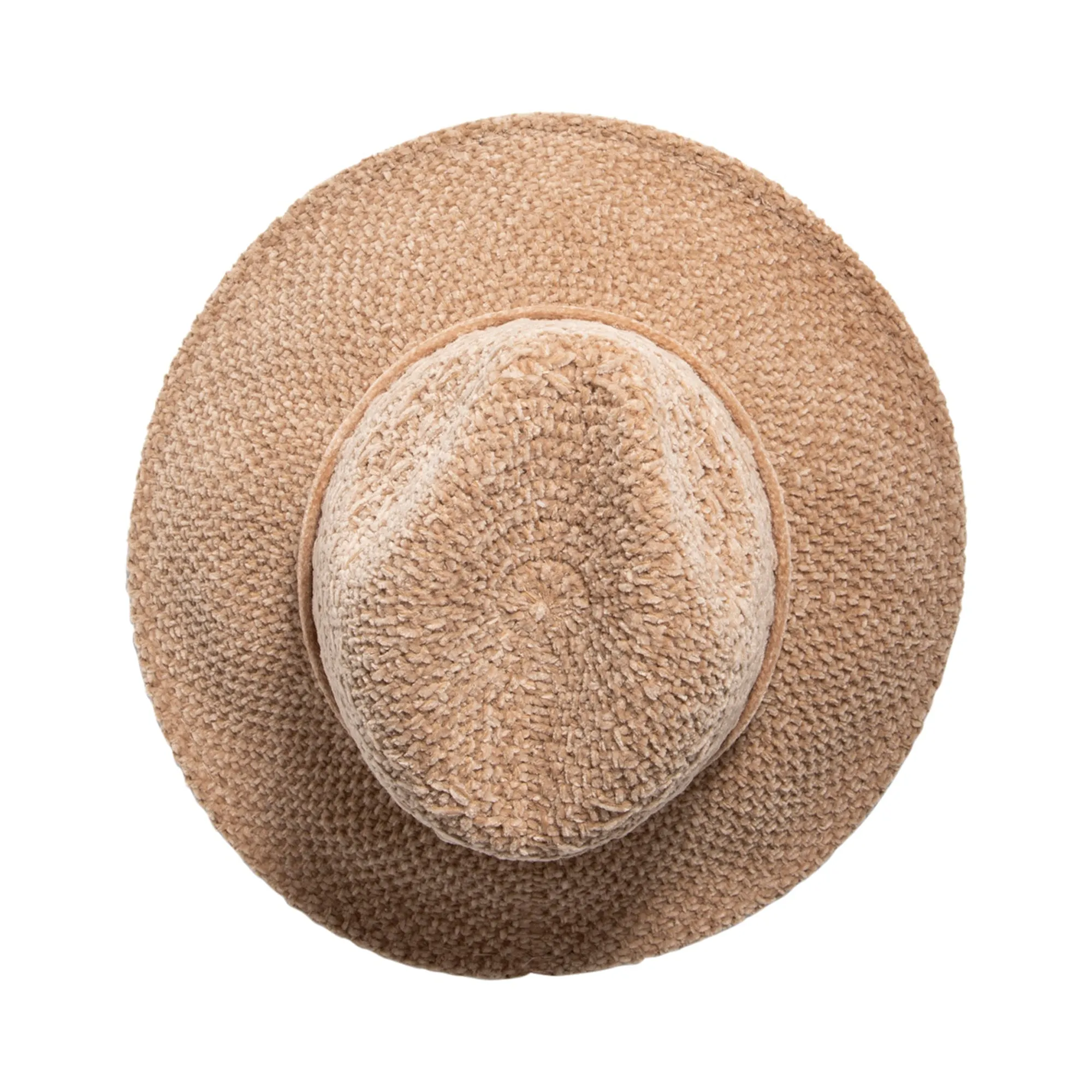 San Diego Hat Company Womens Fedoras Women's Chenille Knit Wide Brim Fedora