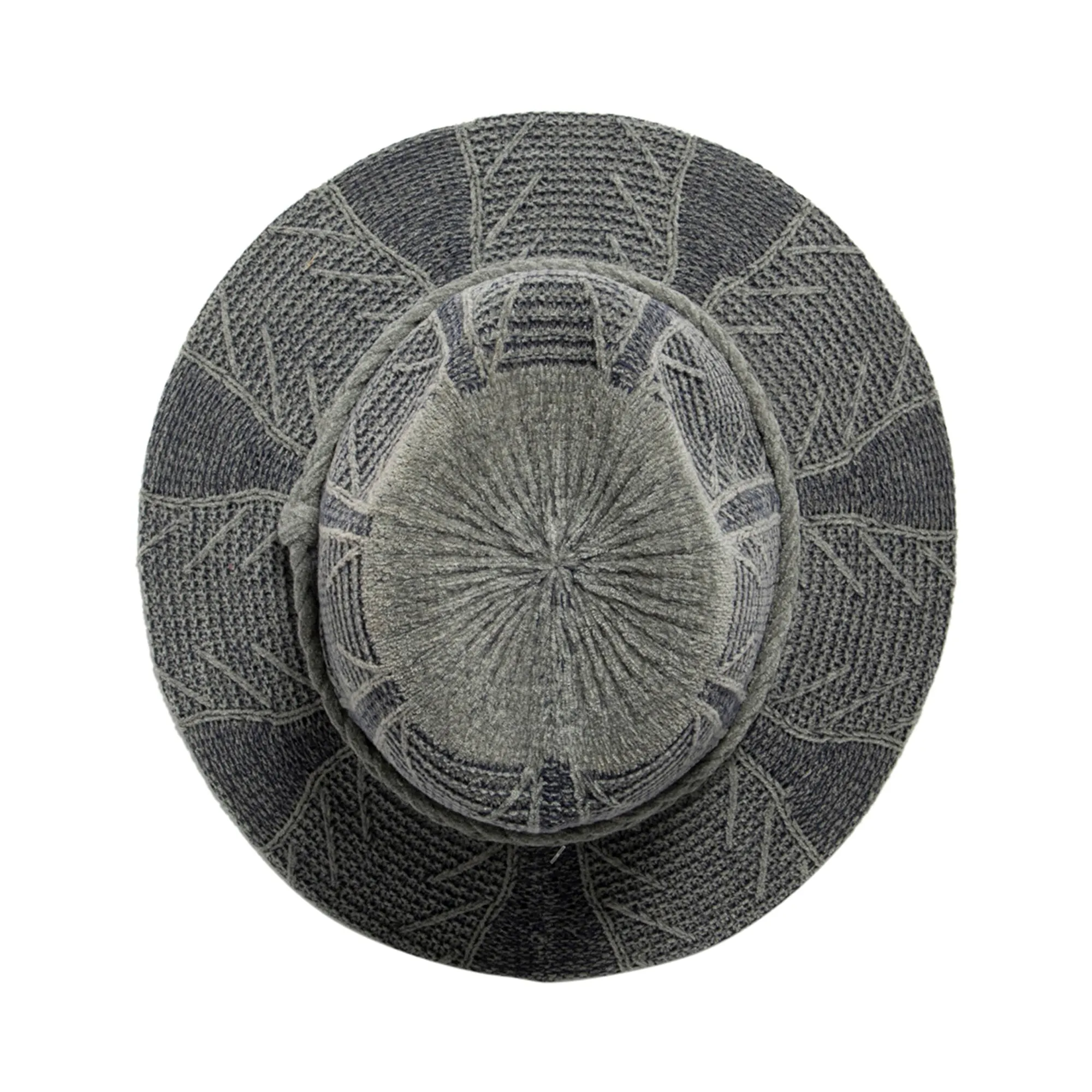 San Diego Hat Company Womens Fedoras Women's Chenille Patterned Knit
