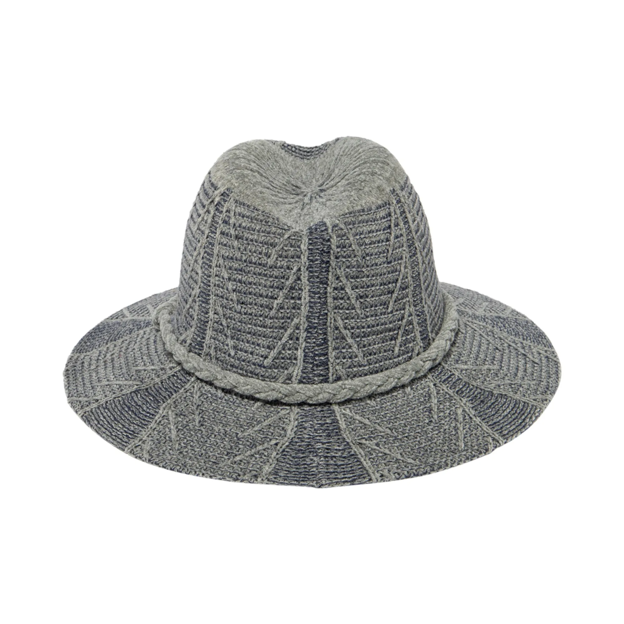 San Diego Hat Company Womens Fedoras Women's Chenille Patterned Knit