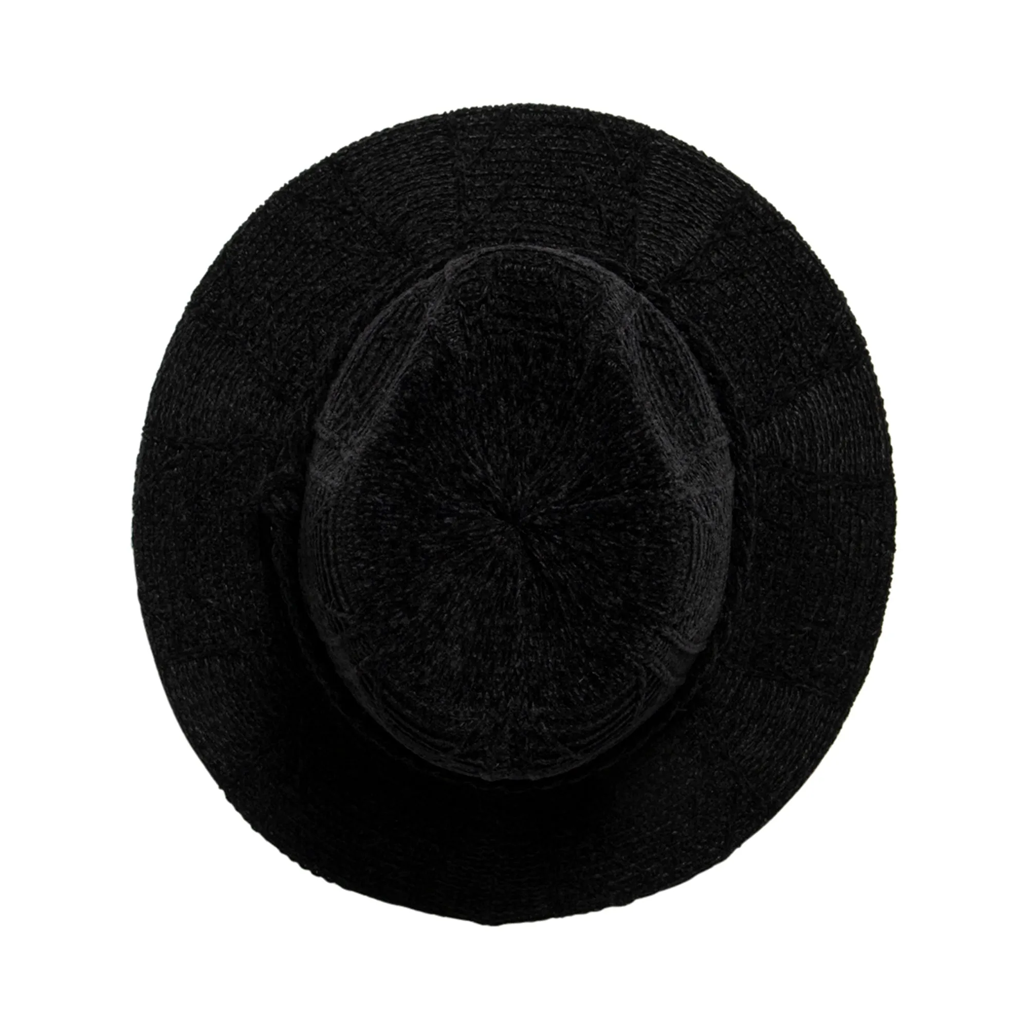 San Diego Hat Company Womens Fedoras Women's Chenille Patterned Knit