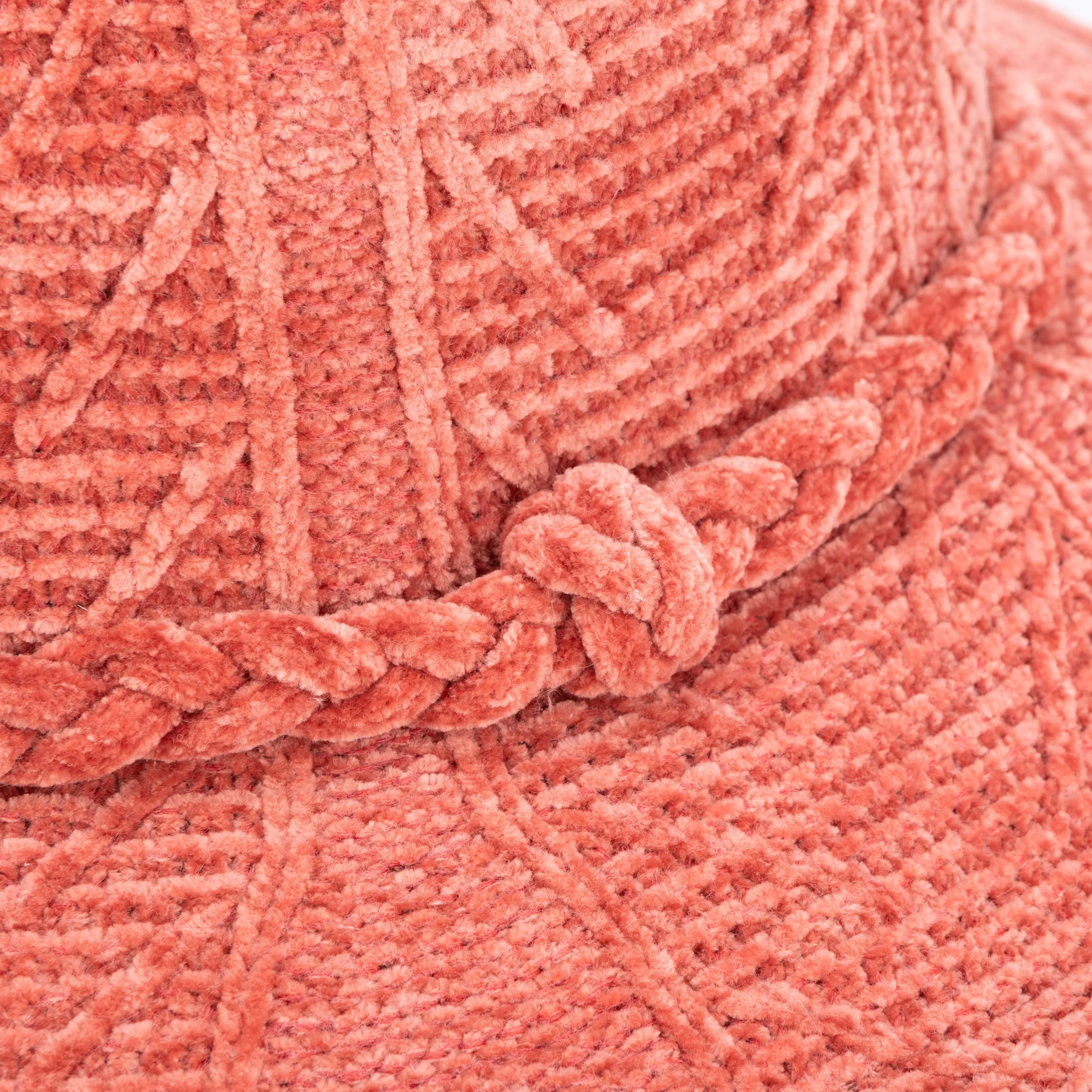 San Diego Hat Company Womens Fedoras Women's Chenille Patterned Knit
