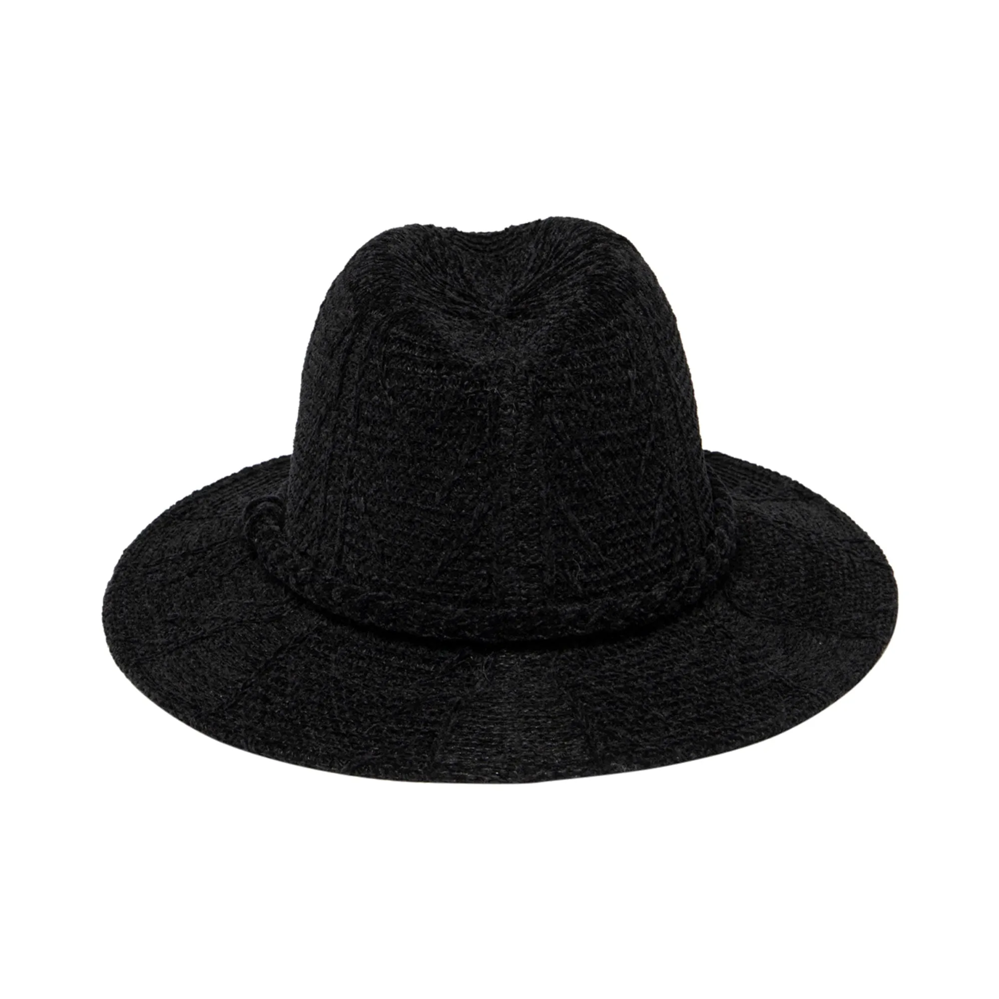 San Diego Hat Company Womens Fedoras Women's Chenille Patterned Knit