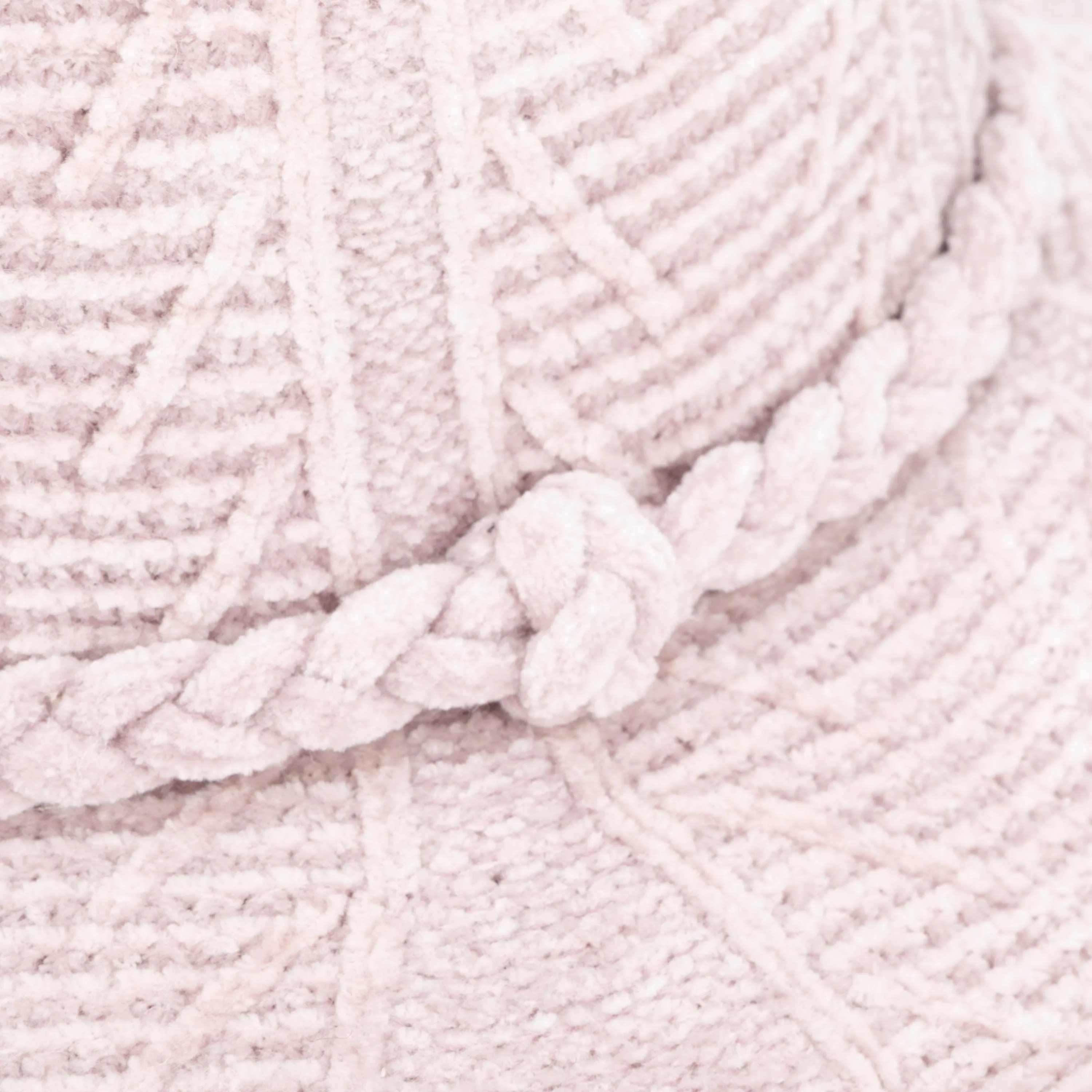 San Diego Hat Company Womens Fedoras Women's Chenille Patterned Knit
