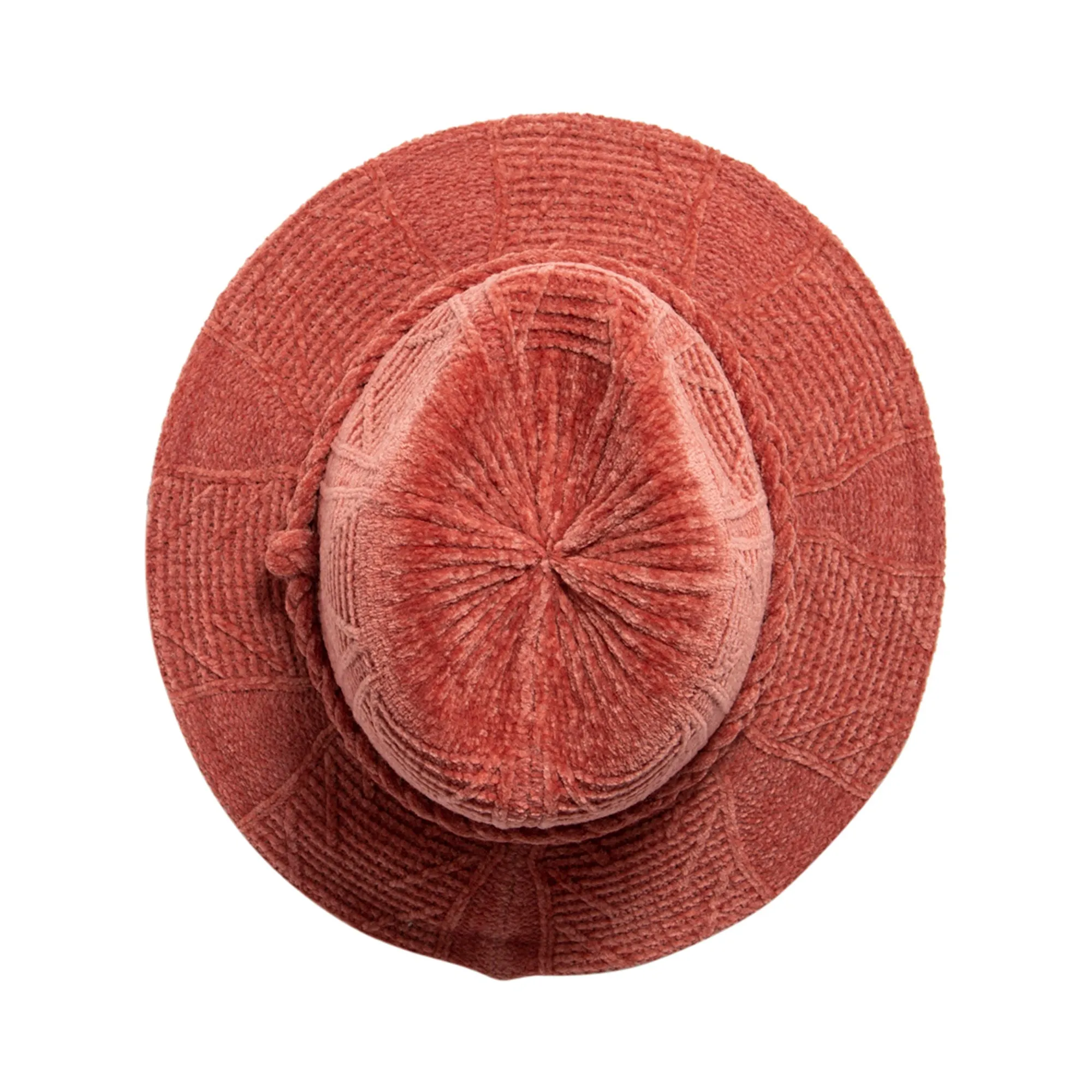 San Diego Hat Company Womens Fedoras Women's Chenille Patterned Knit