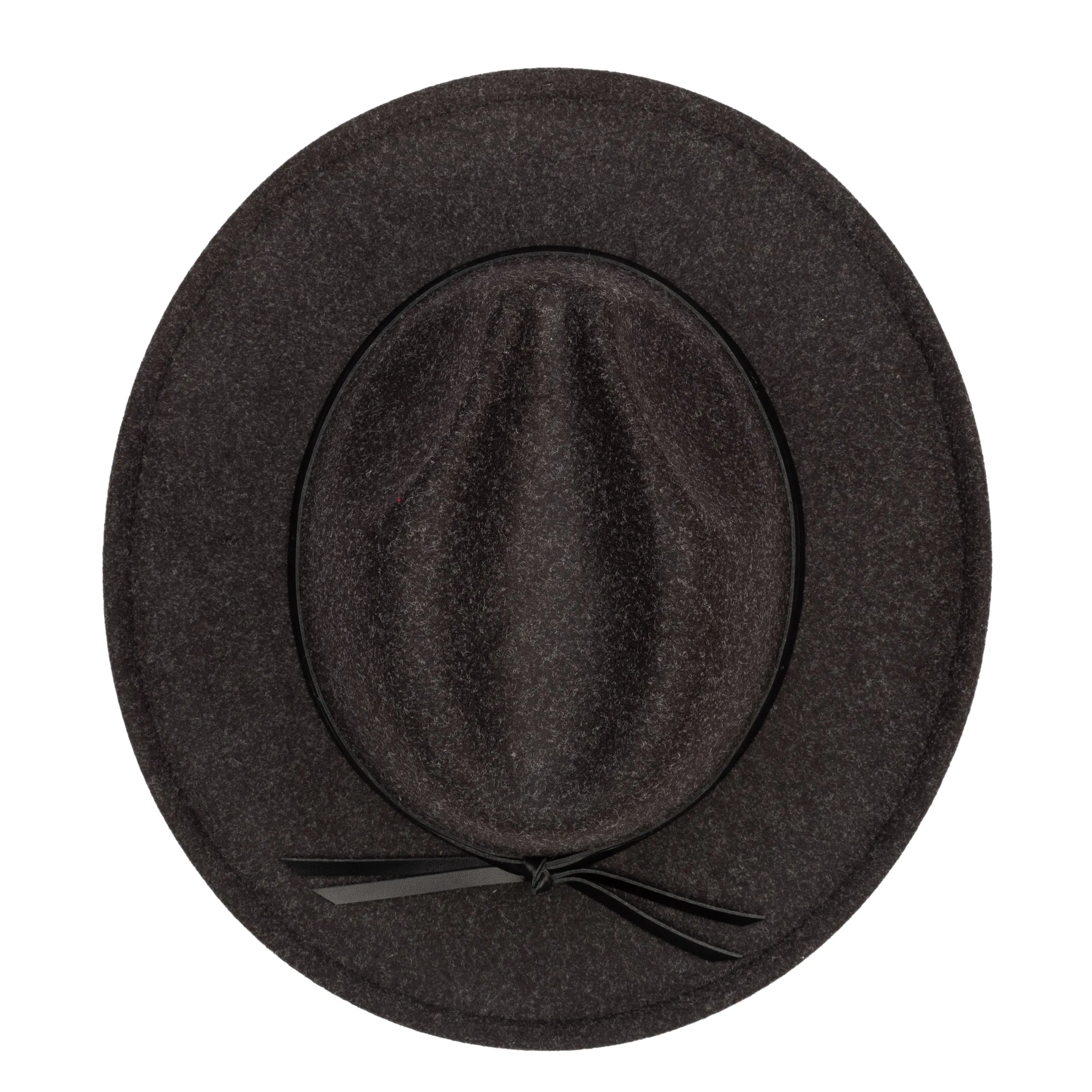 San Diego Hat Company Womens Fedoras Women's Faux Felt Fedora with Leather Band