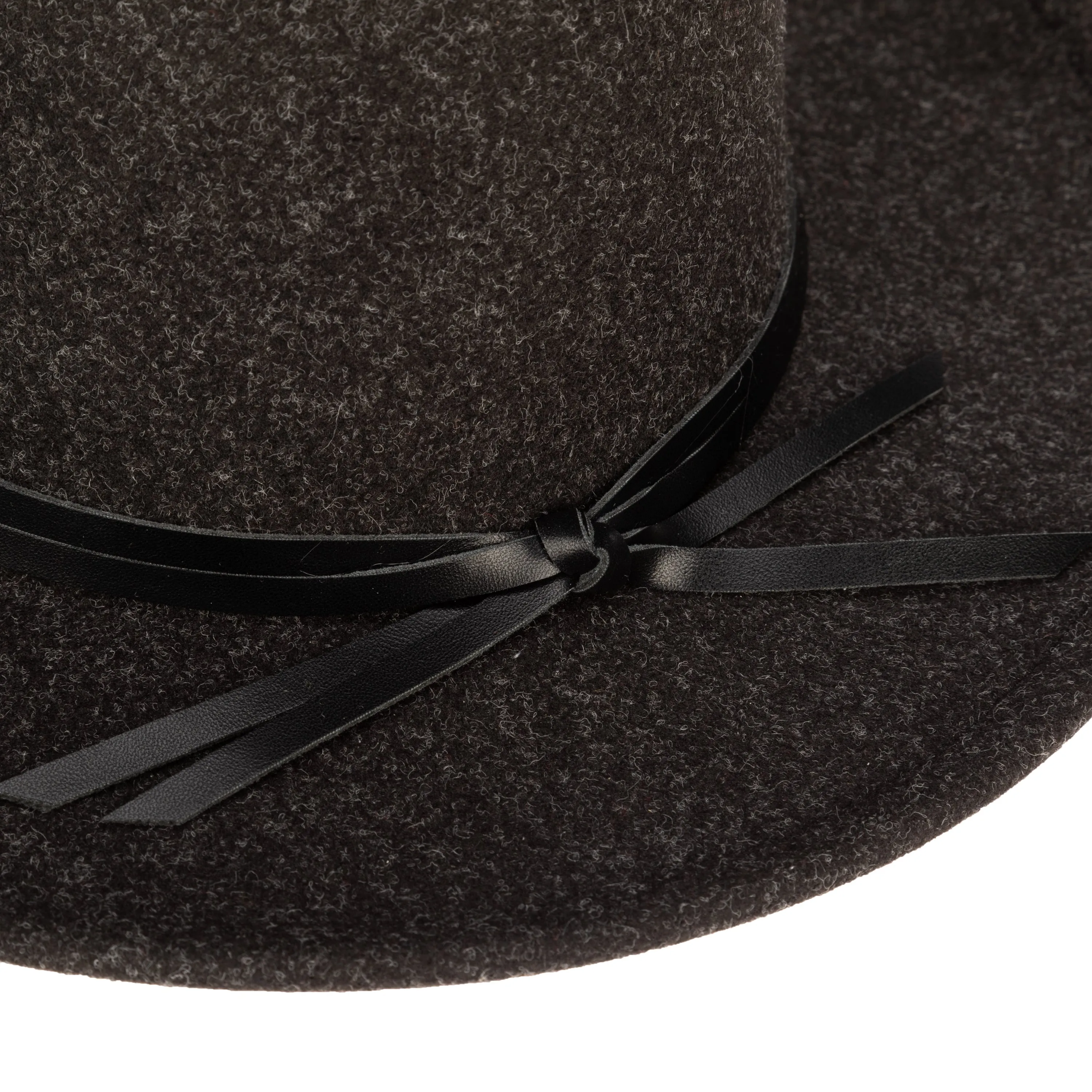 San Diego Hat Company Womens Fedoras Women's Faux Felt Fedora with Leather Band