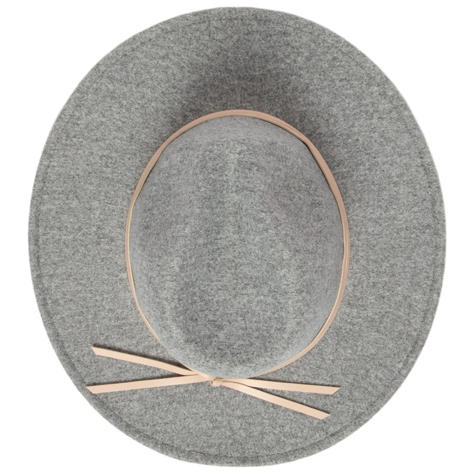 San Diego Hat Company Womens Fedoras Women's Faux Felt Fedora with Leather Band