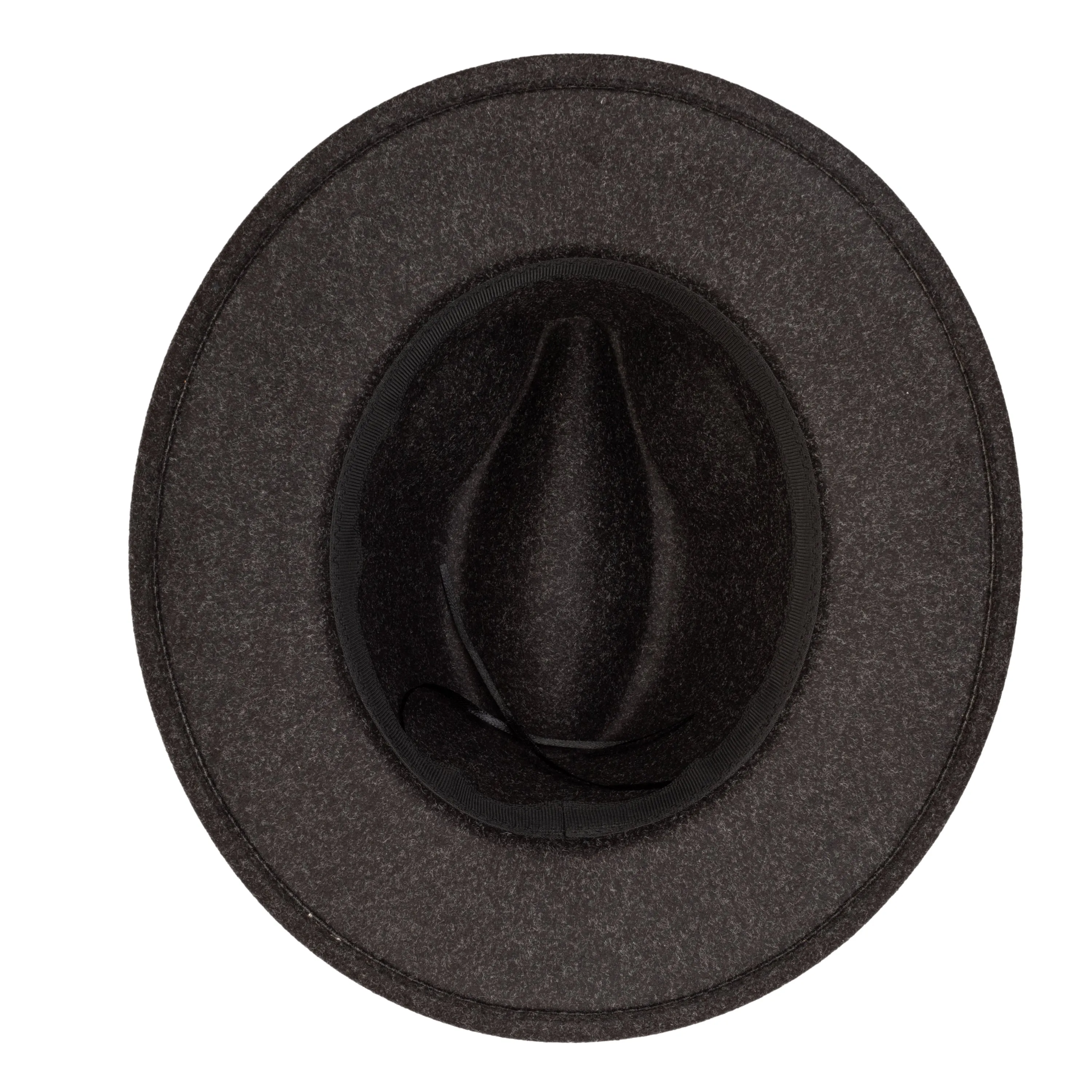 San Diego Hat Company Womens Fedoras Women's Faux Felt Fedora with Leather Band