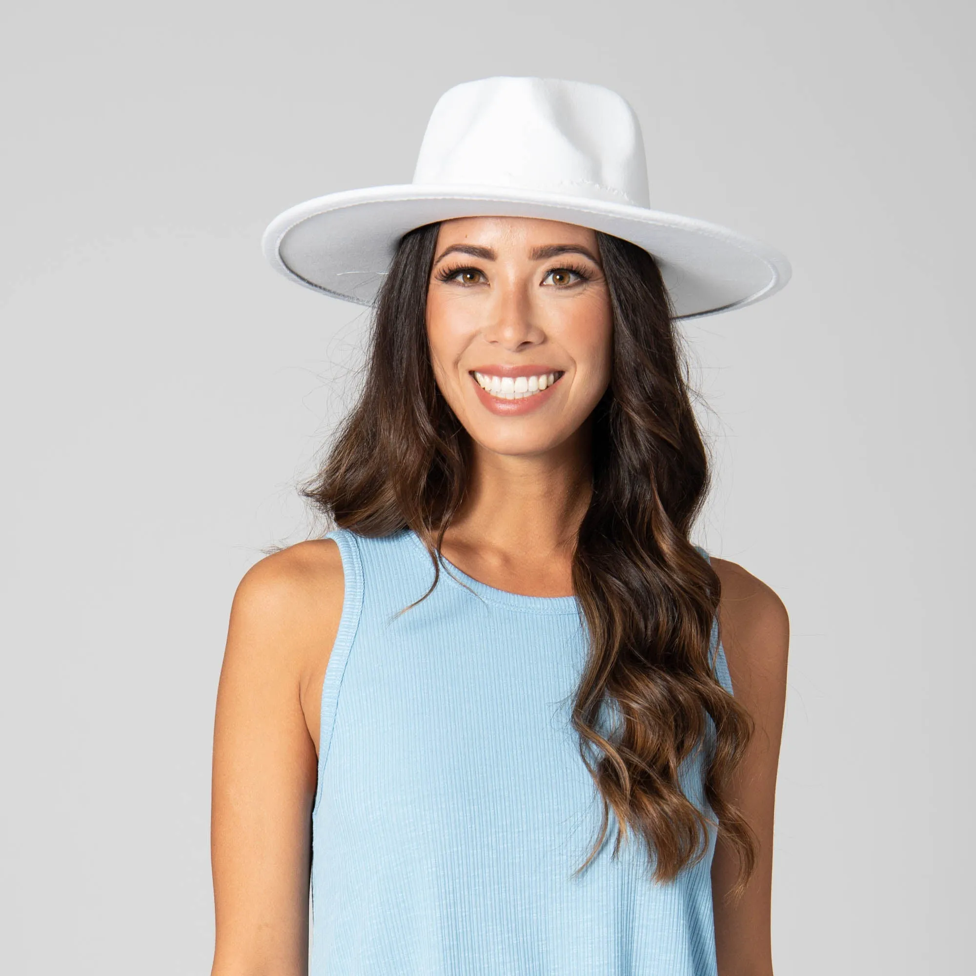 San Diego Hat Company Womens Fedoras Women's Faux Felt Fedora