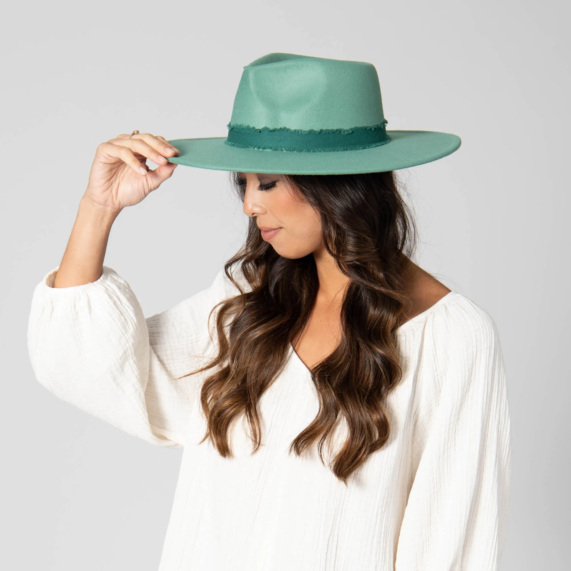 San Diego Hat Company Womens Fedoras Women's Faux Felt Fedora