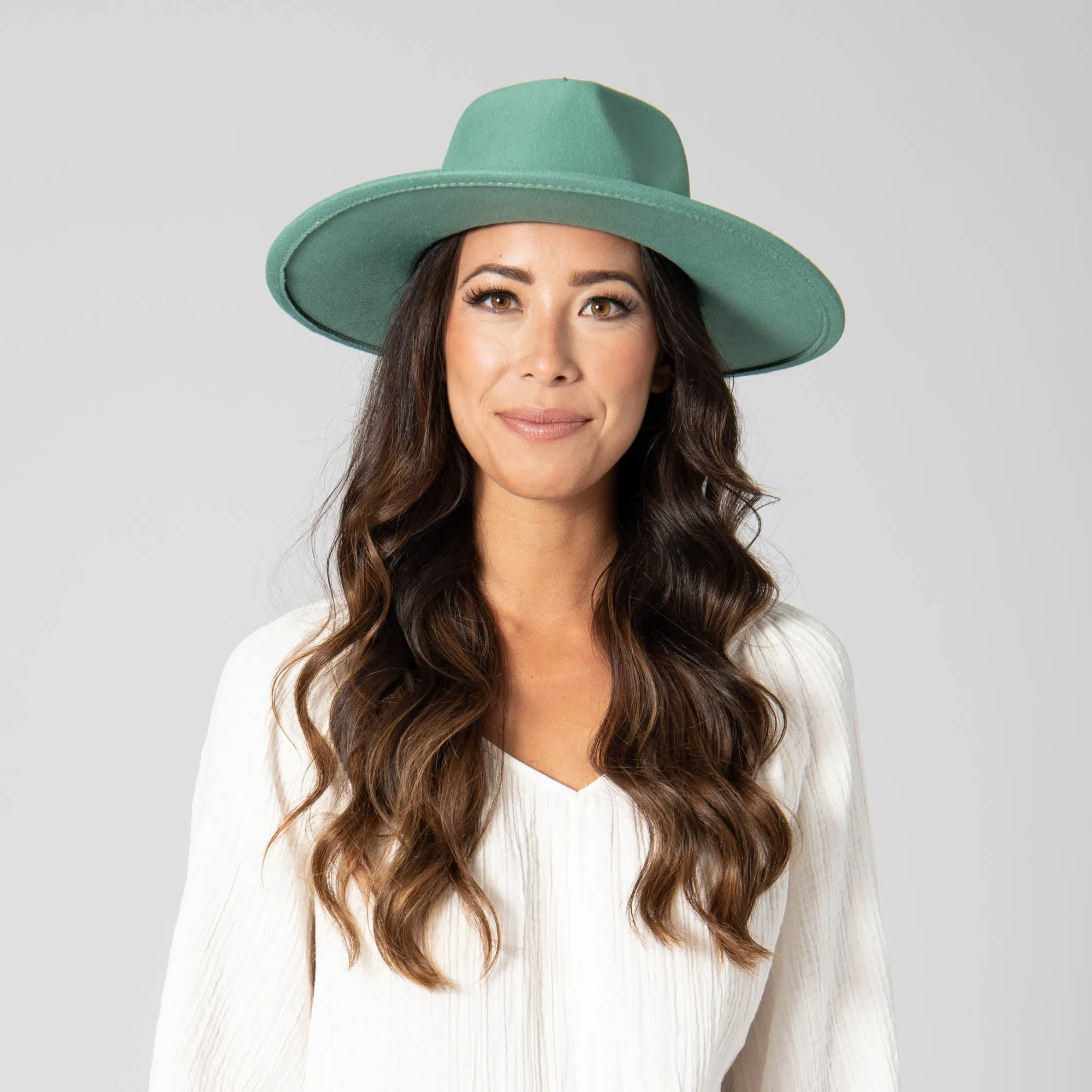 San Diego Hat Company Womens Fedoras Women's Faux Felt Fedora