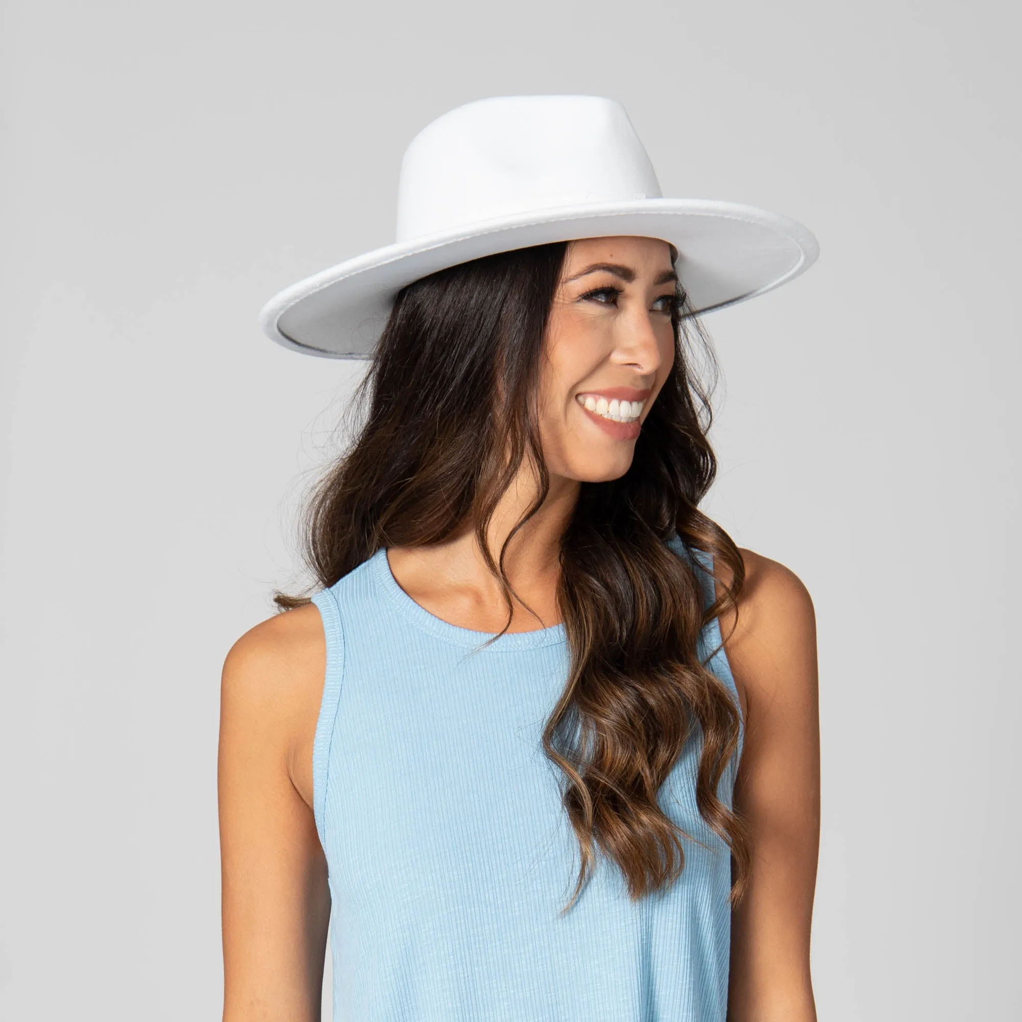 San Diego Hat Company Womens Fedoras Women's Faux Felt Fedora