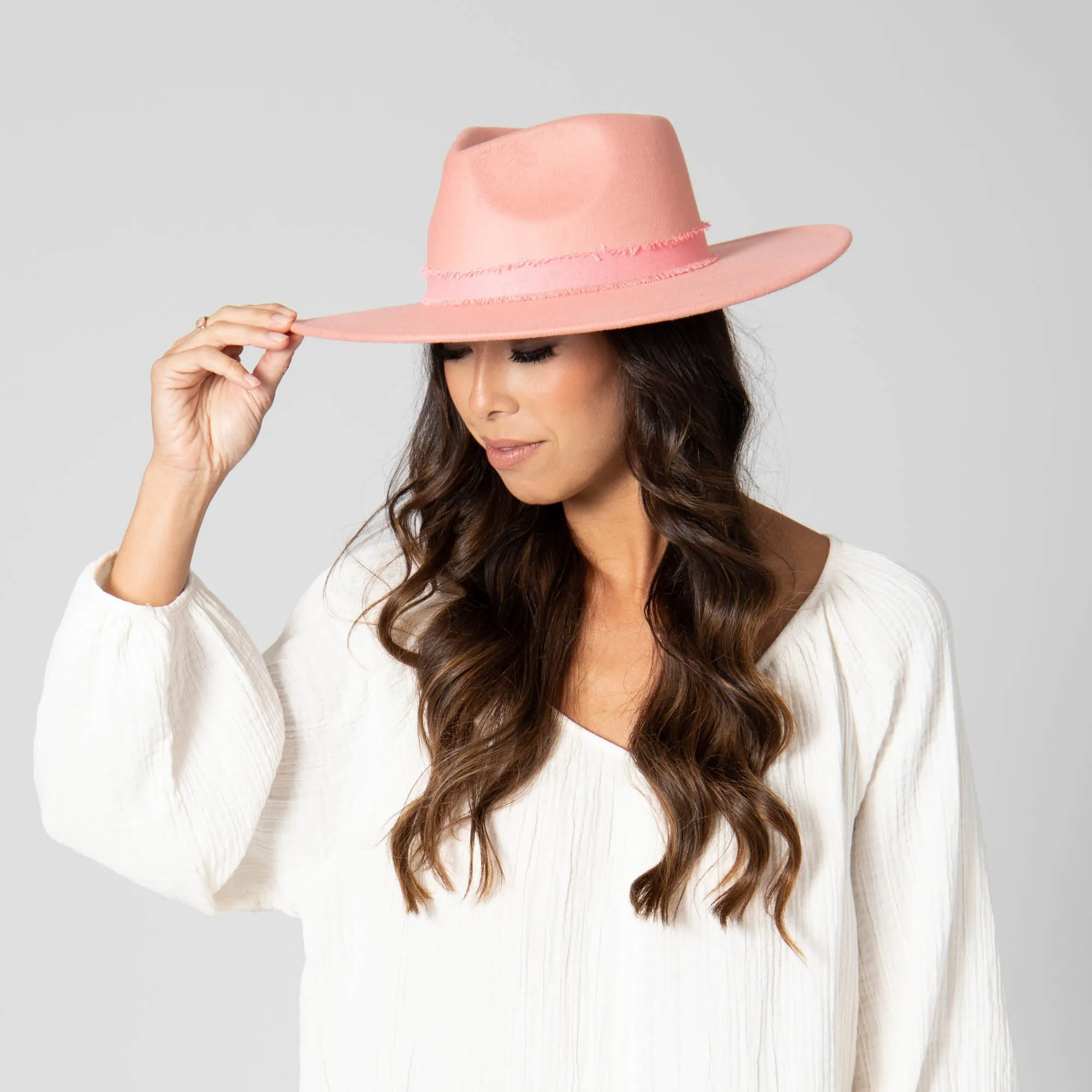 San Diego Hat Company Womens Fedoras Women's Faux Felt Fedora