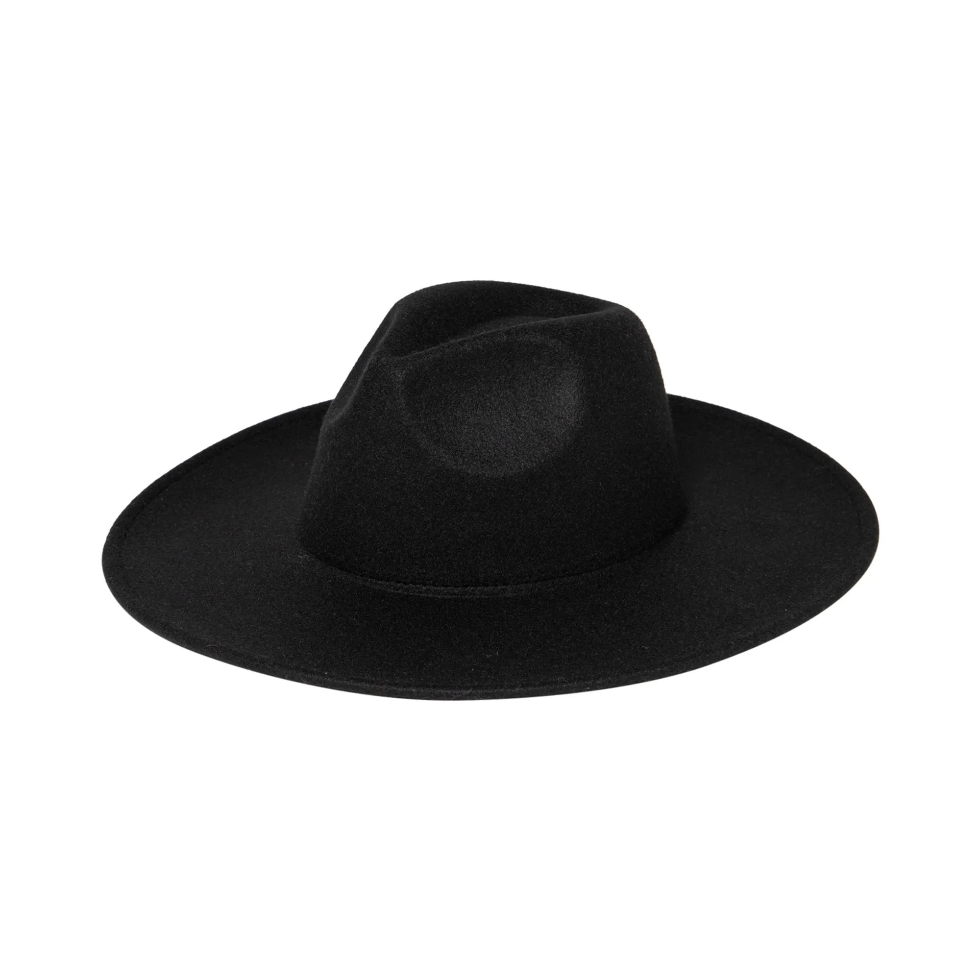 San Diego Hat Company Womens Fedoras Women's Faux Felt Wide Brim Fedora