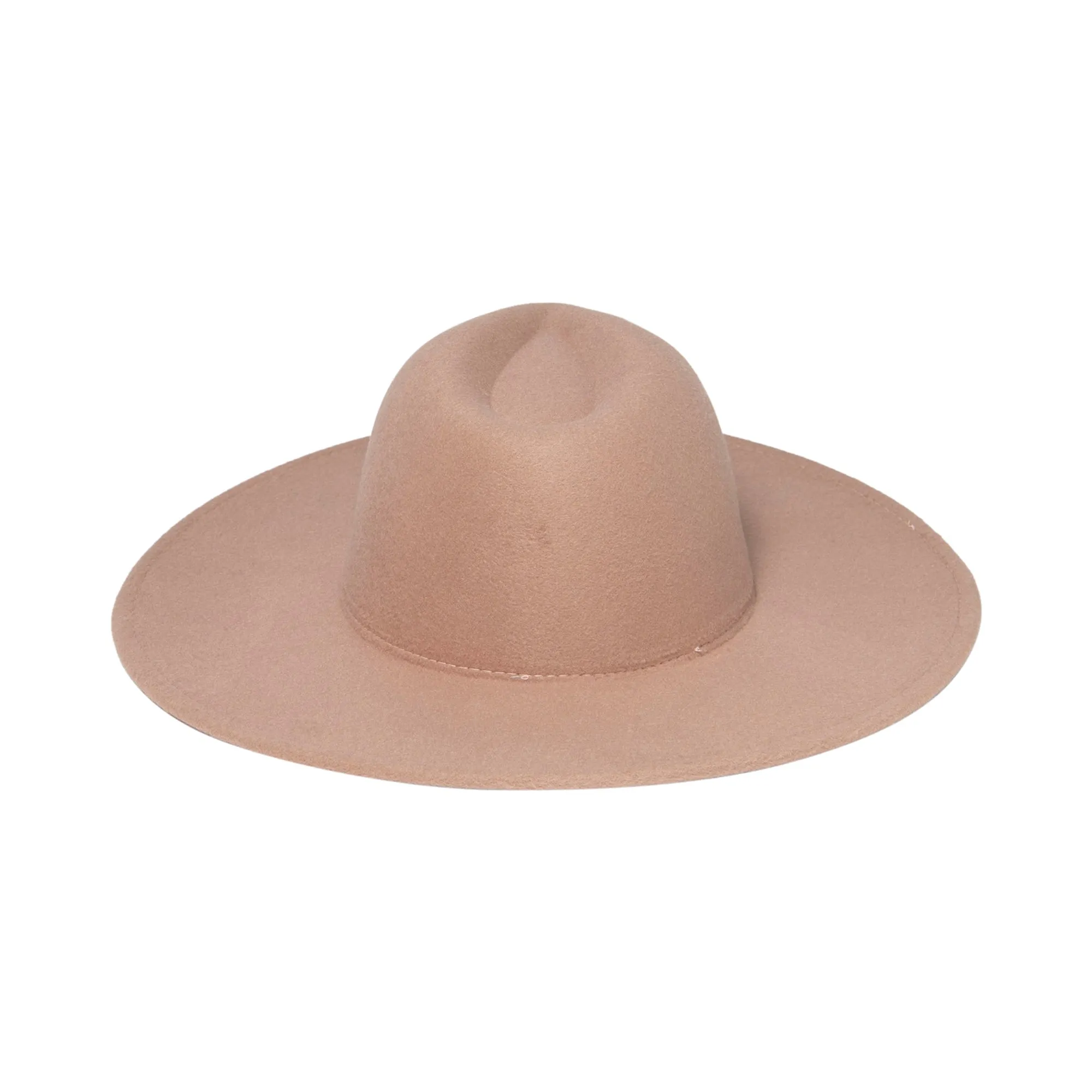 San Diego Hat Company Womens Fedoras Women's Faux Felt Wide Brim Fedora