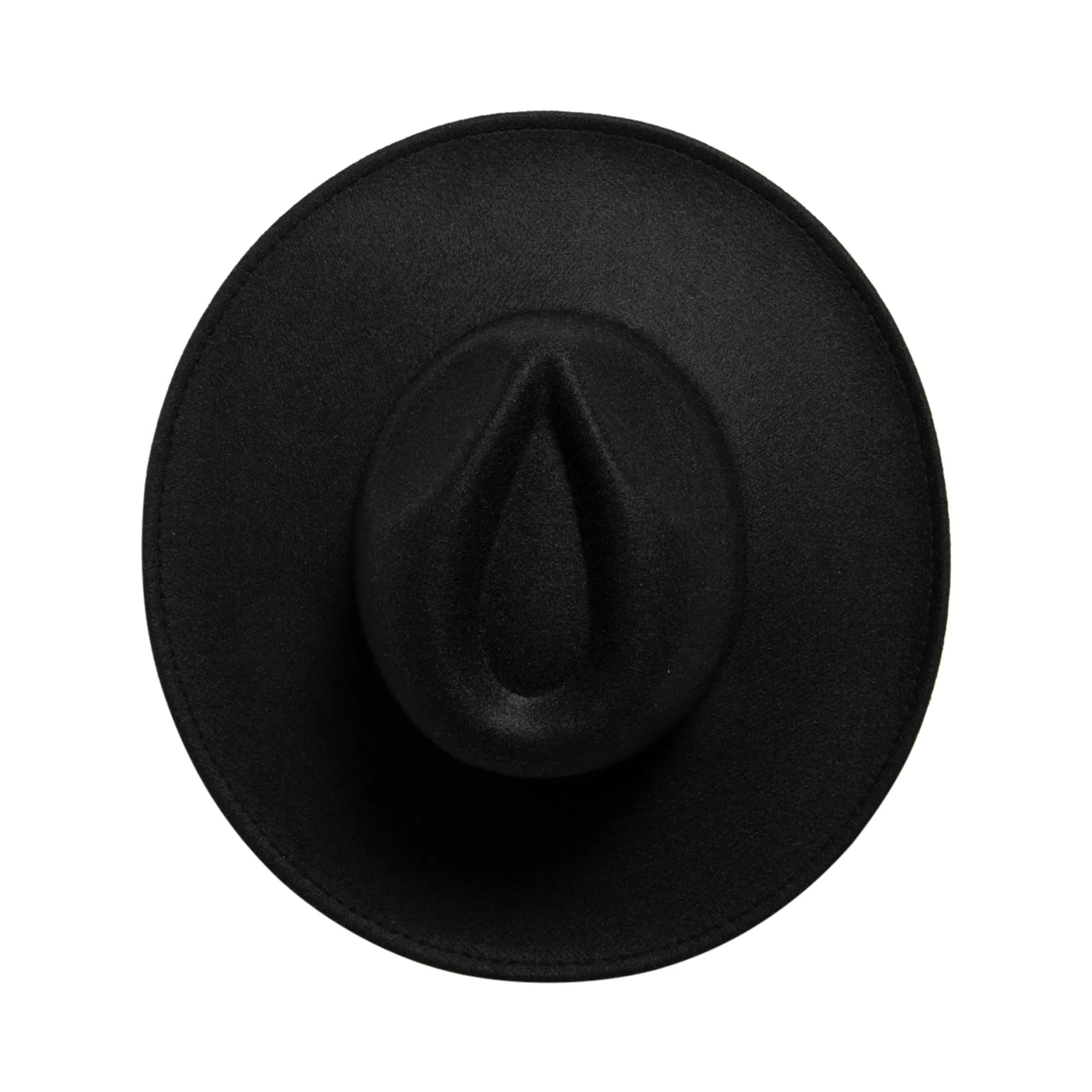 San Diego Hat Company Womens Fedoras Women's Faux Felt Wide Brim Fedora