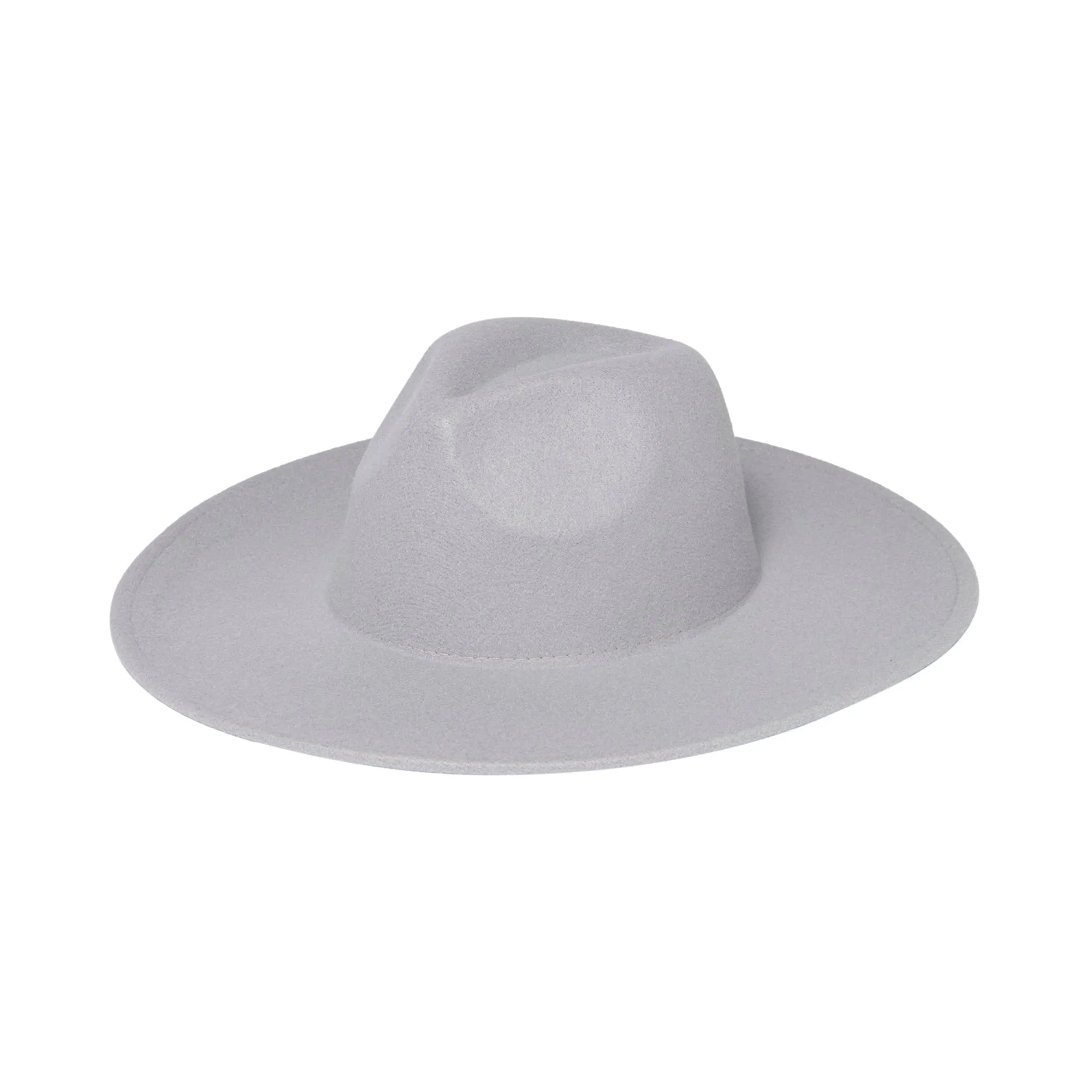 San Diego Hat Company Womens Fedoras Women's Faux Felt Wide Brim Fedora