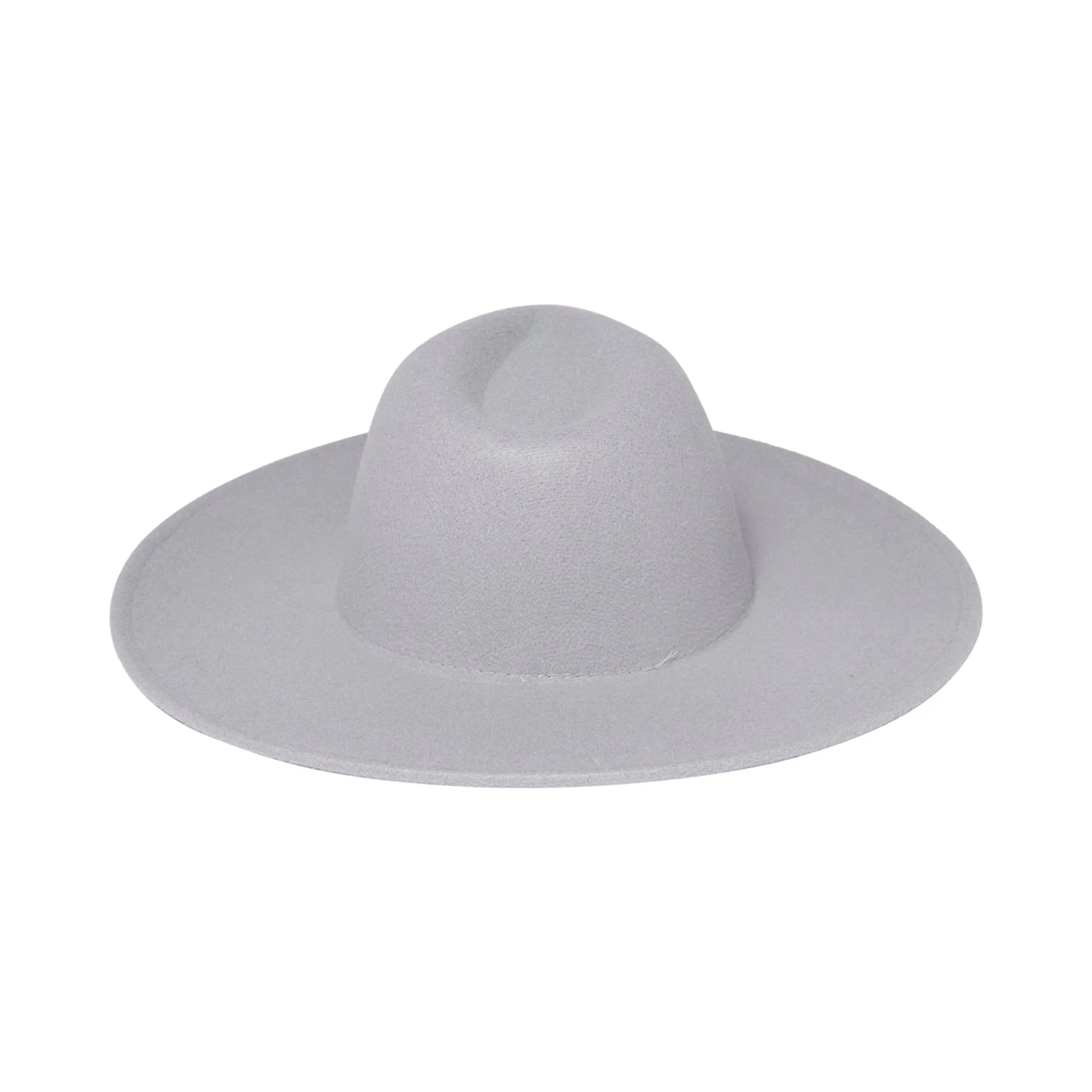 San Diego Hat Company Womens Fedoras Women's Faux Felt Wide Brim Fedora