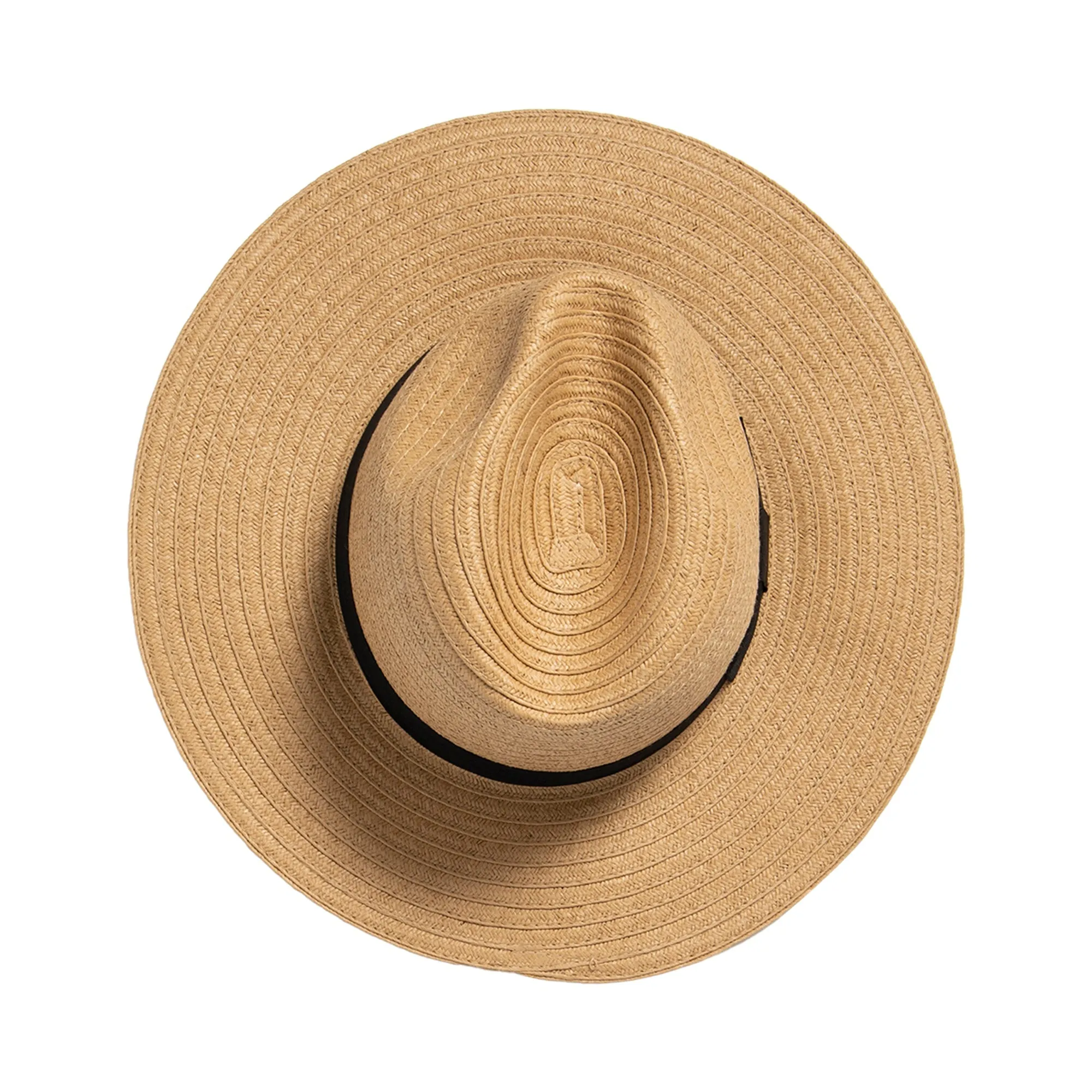 San Diego Hat Company Womens Fedoras Women's Paper Braided Fedora With A Bow Band