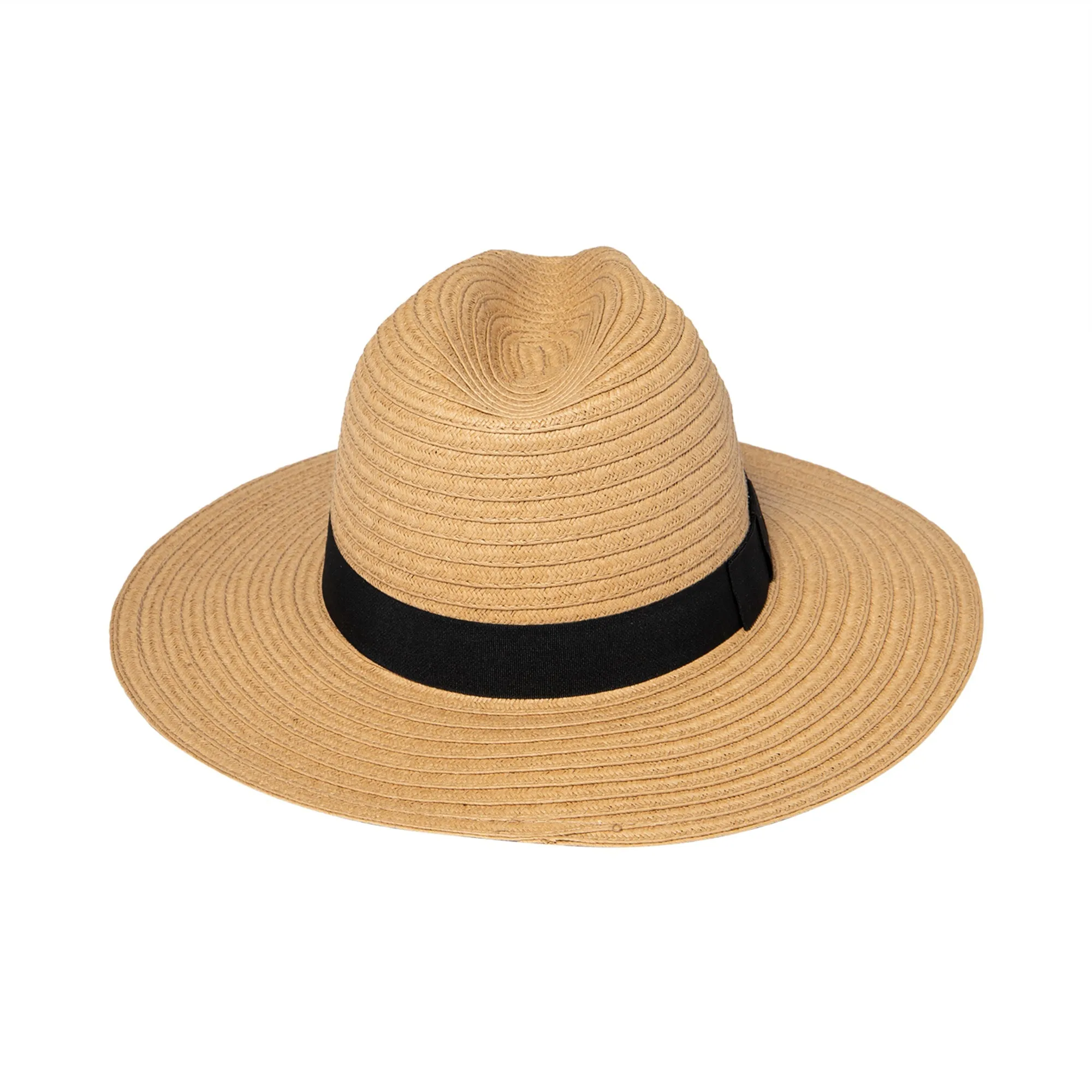 San Diego Hat Company Womens Fedoras Women's Paper Braided Fedora With A Bow Band