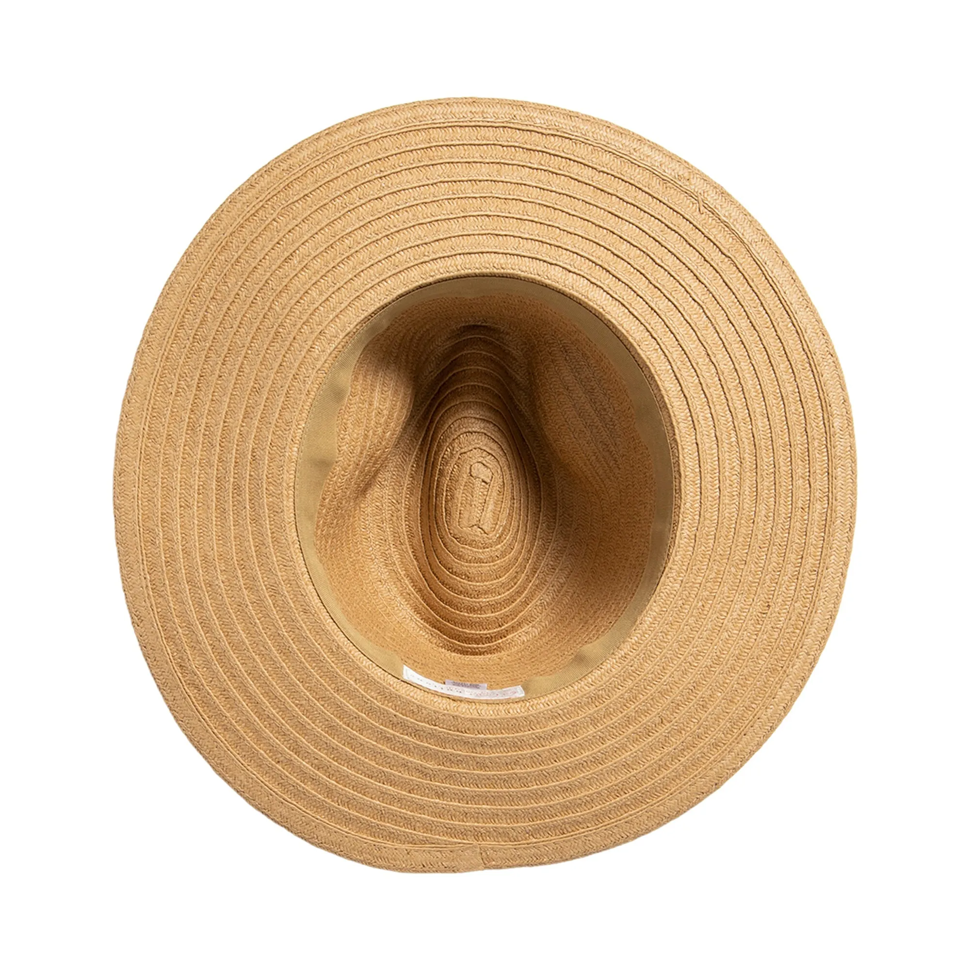 San Diego Hat Company Womens Fedoras Women's Paper Braided Fedora With A Bow Band