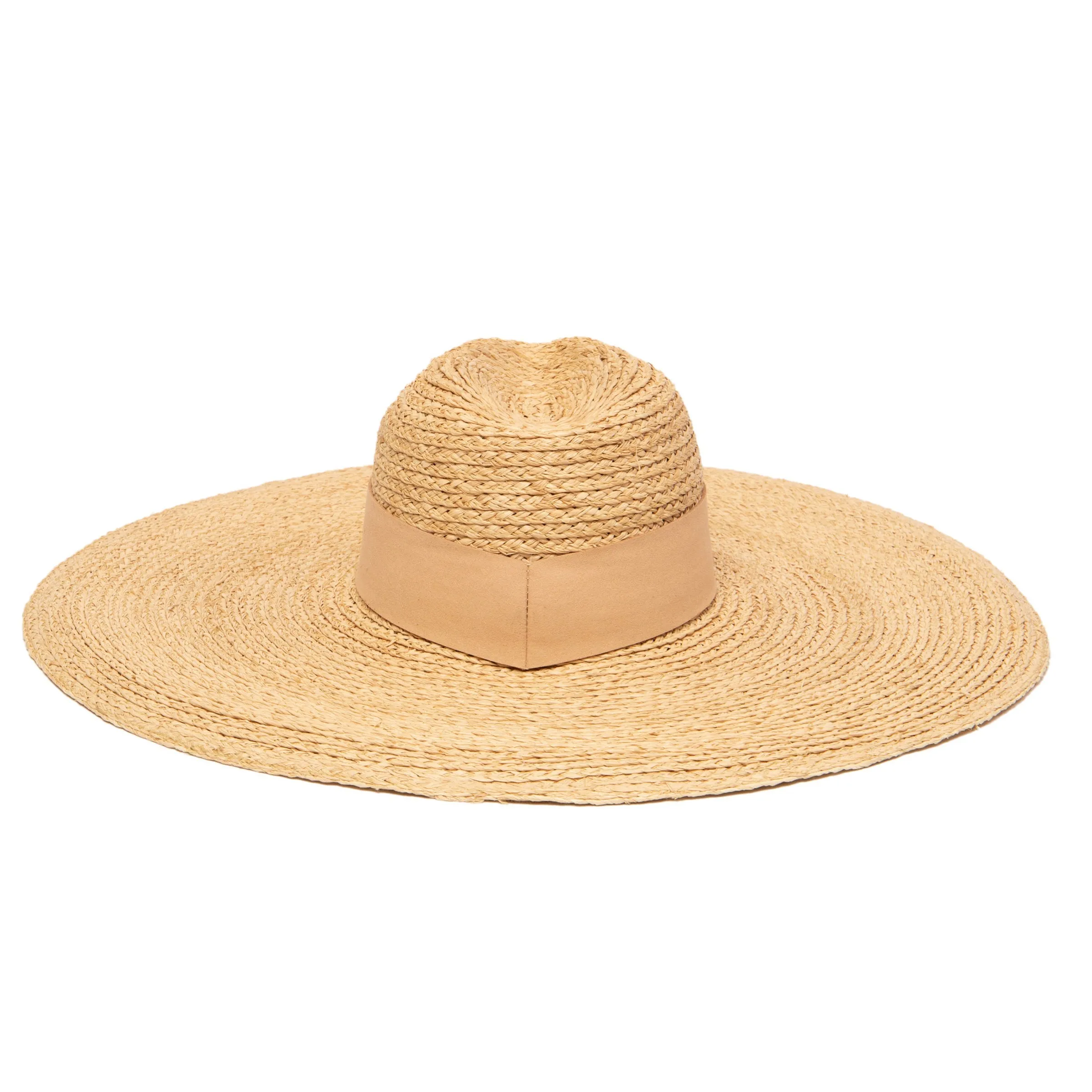 San Diego Hat Company Womens Fedoras Women's Raffa Braid Wide Brim Fedora With Suede Band