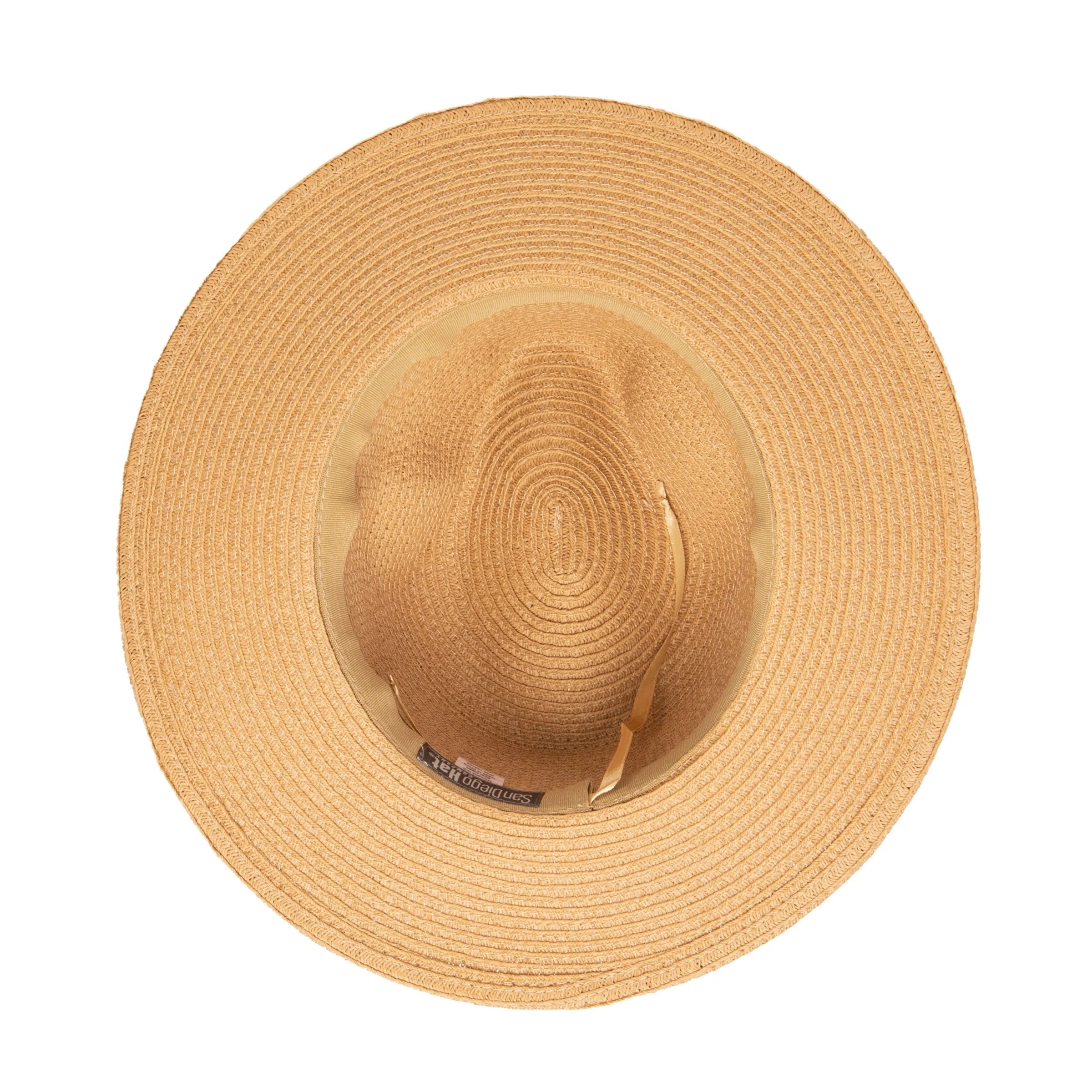 San Diego Hat Company Womens Fedoras Women's Water Repellent Fedora with Tie
