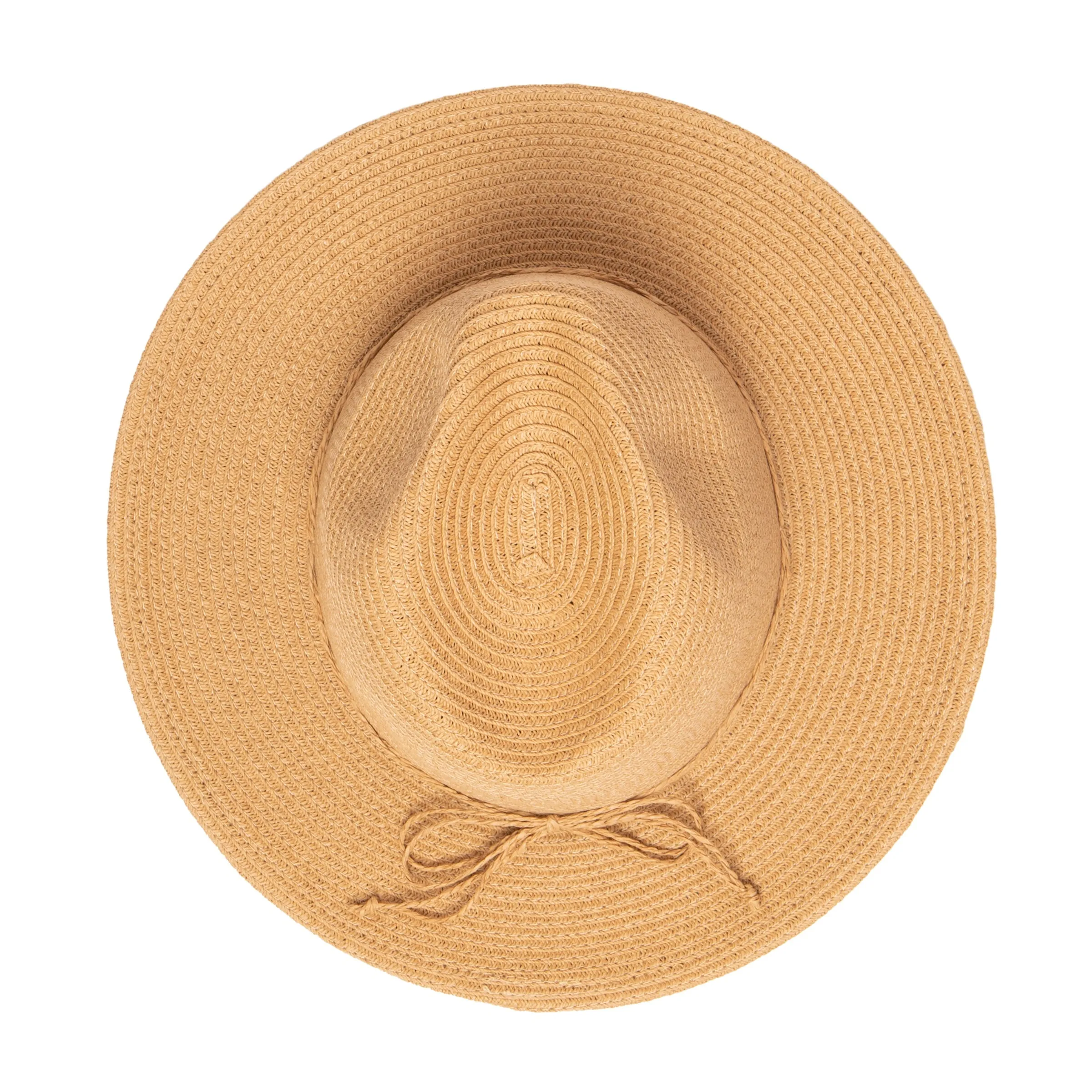 San Diego Hat Company Womens Fedoras Women's Water Repellent Fedora with Tie