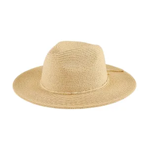 San Diego Hat Company Womens Fedoras Women's Water Repellent Fedora with Tie