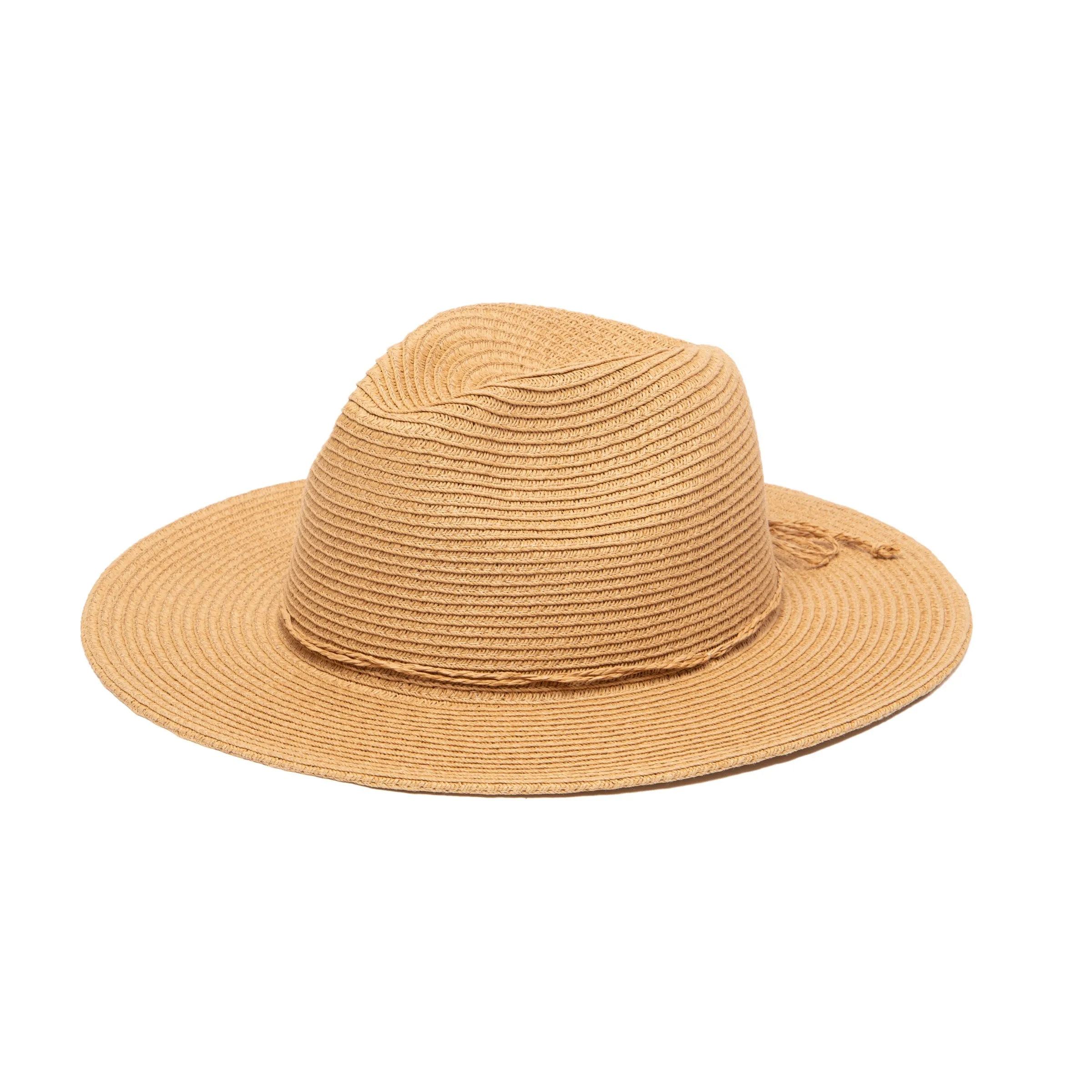 San Diego Hat Company Womens Fedoras Women's Water Repellent Fedora with Tie