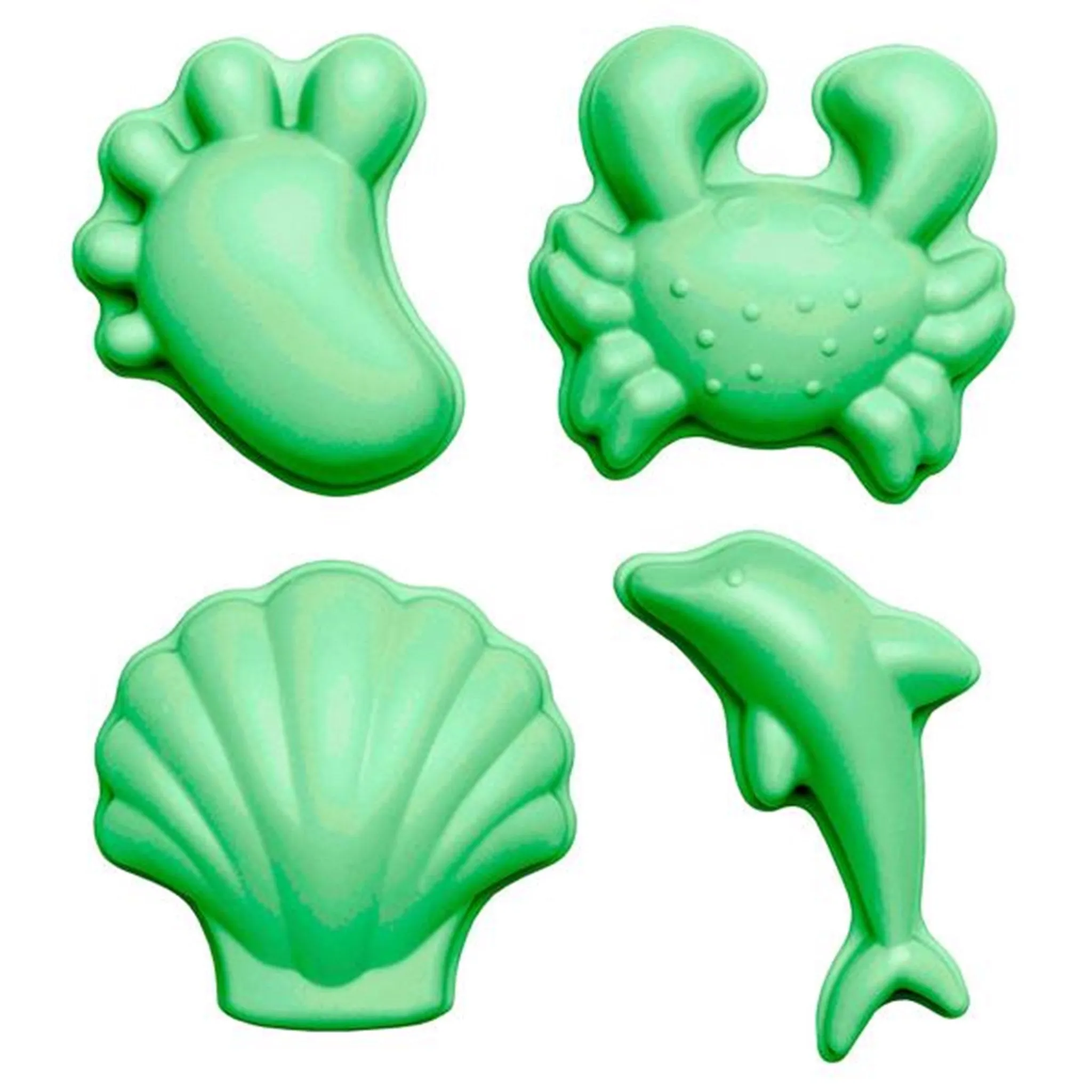Scrunch Moulds Pastel Green