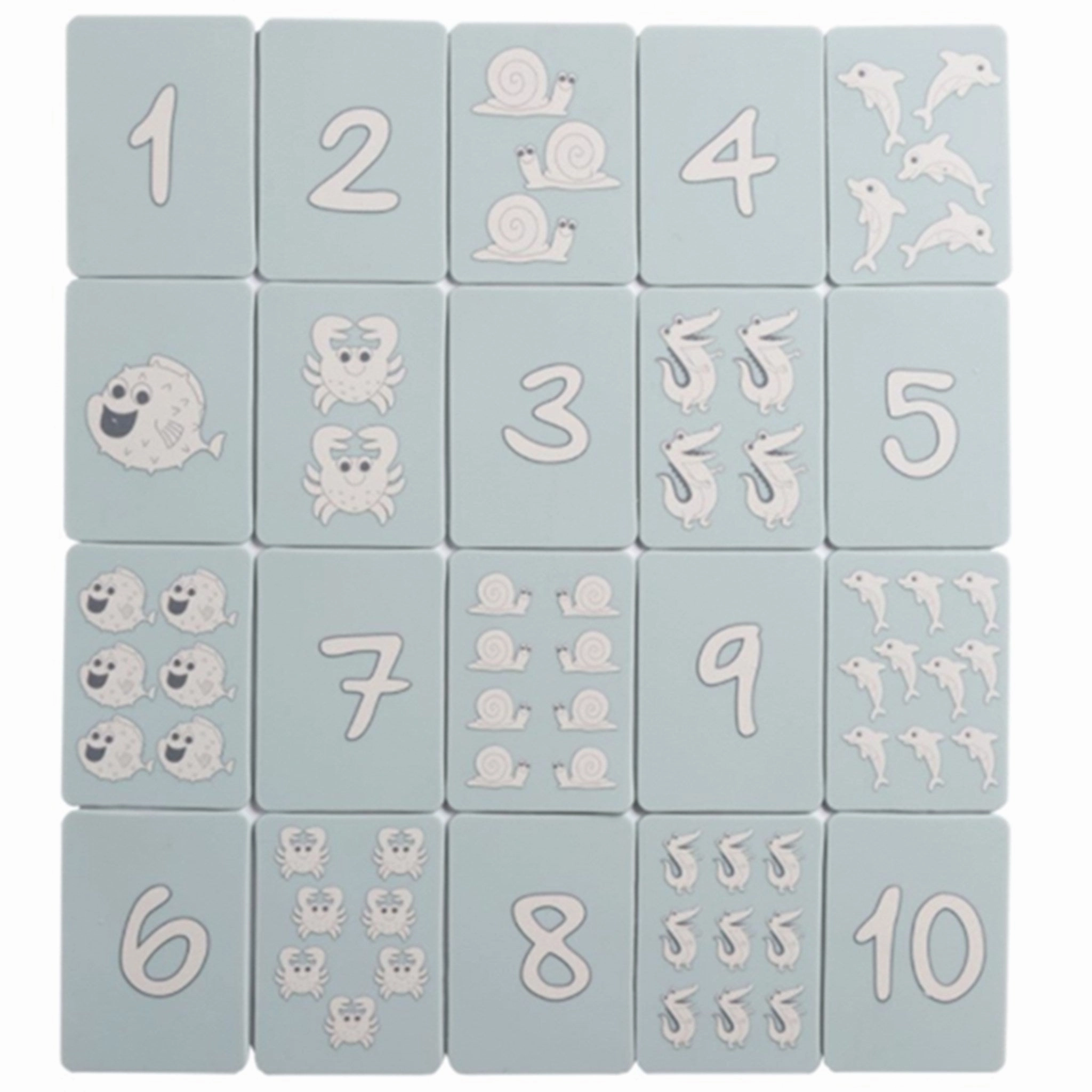 Scrunch Cards Duck Egg Blue