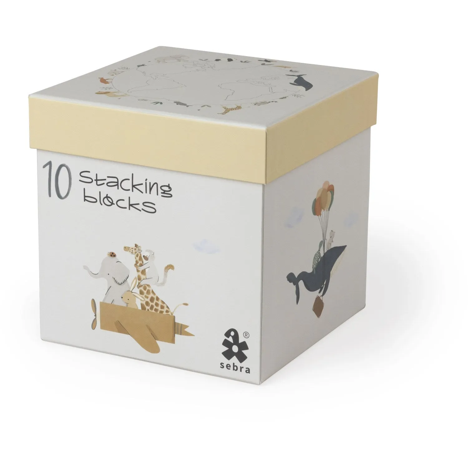 Sebra World of Sebra Stacking Blocks 10 Pieces