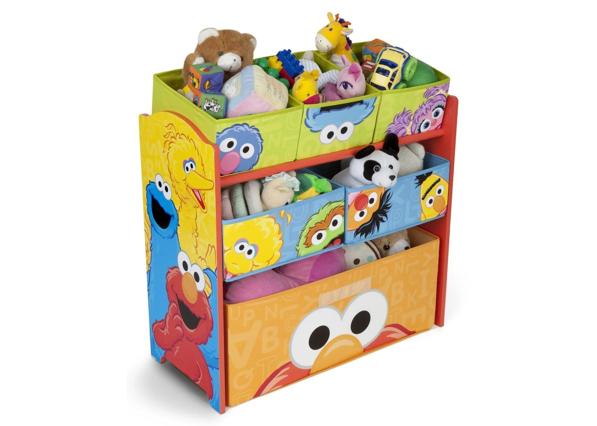 Sesame Street Multi-Bin Toy Organizer Babykids_Delta Children_Toy Storage & Bookshelves