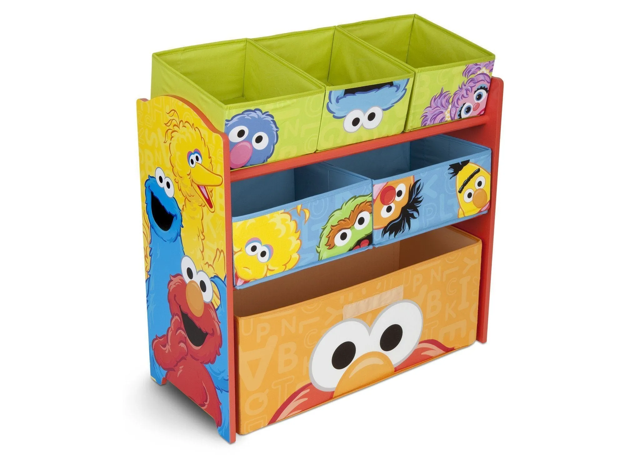 Sesame Street Multi-Bin Toy Organizer Babykids_Delta Children_Toy Storage & Bookshelves