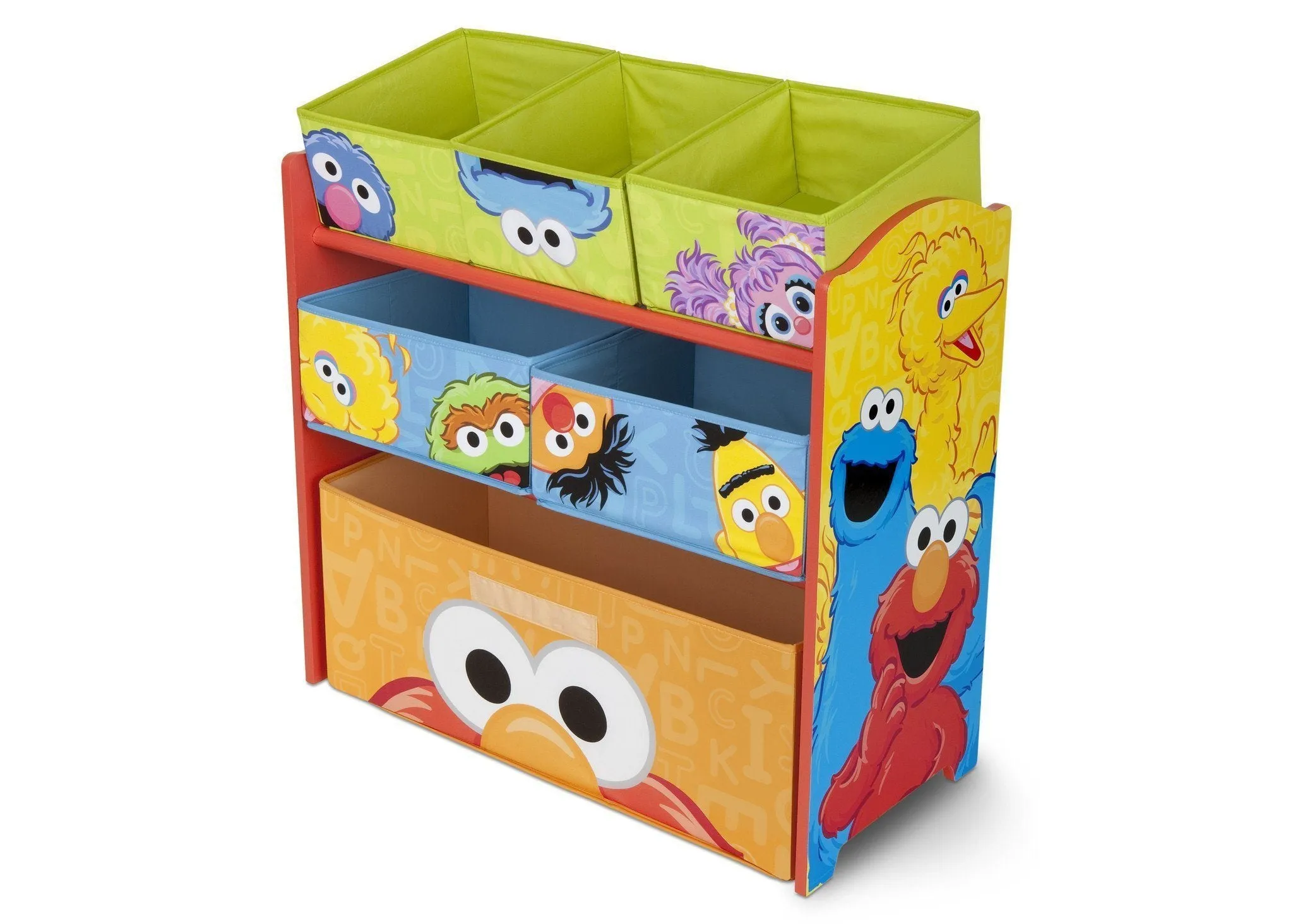 Sesame Street Multi-Bin Toy Organizer Babykids_Delta Children_Toy Storage & Bookshelves
