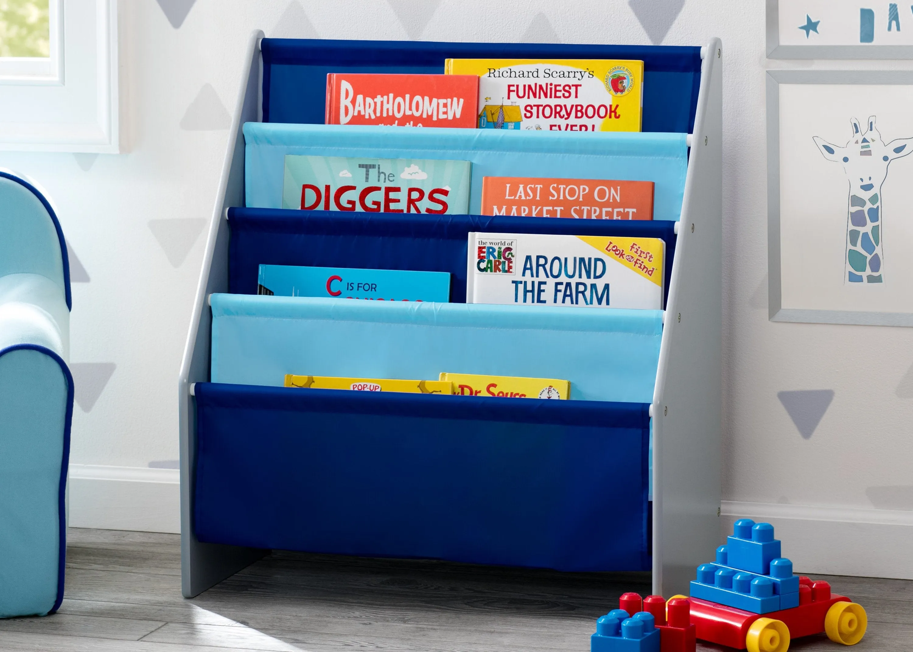 Sling Book Rack Bookshelf for Kids Babykids_Delta Children_Toy Storage & Bookshelves