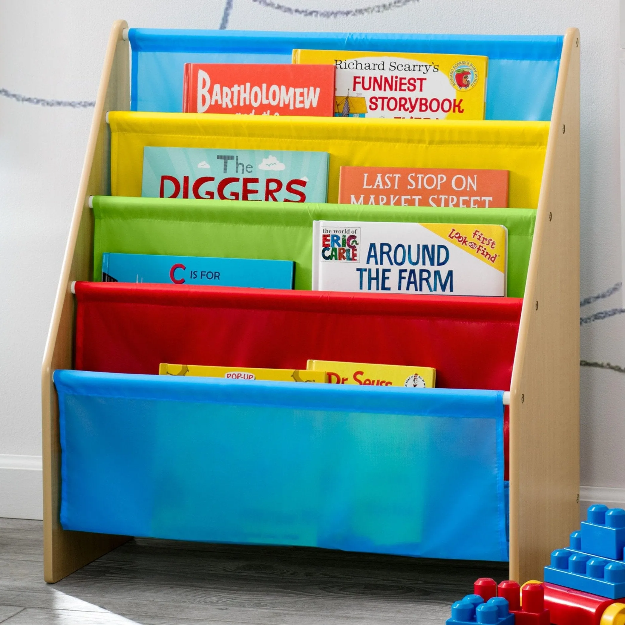 Sling Book Rack Bookshelf for Kids Babykids_Delta Children_Toy Storage & Bookshelves