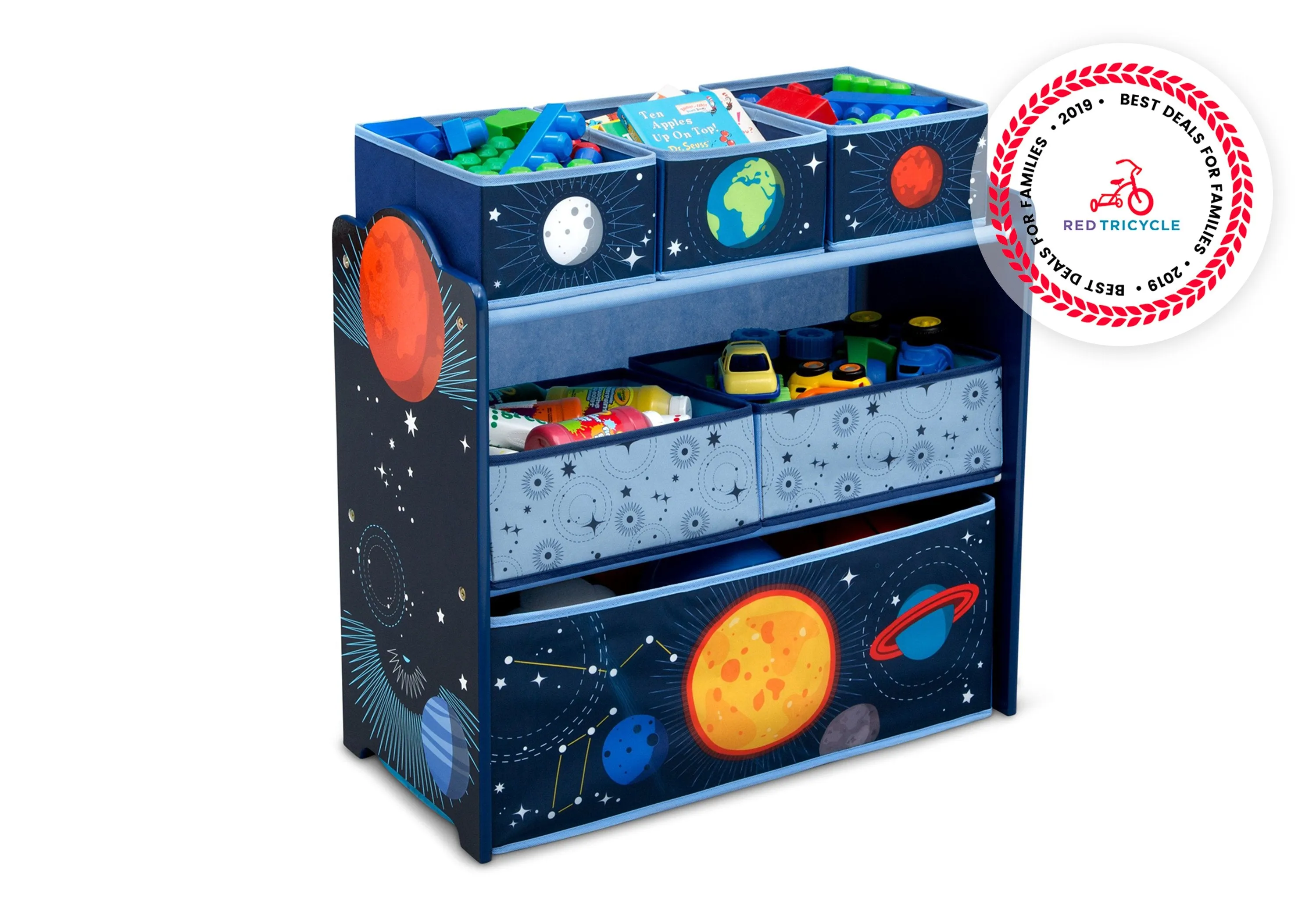 Space Adventures Design and Store Toy Organizer Babykids_Delta Children_Toy Storage & Bookshelves