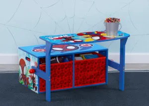 Spidey and His Amazing Friends Activity Bench Babykids_Delta Children_Toy Storage & Bookshelves